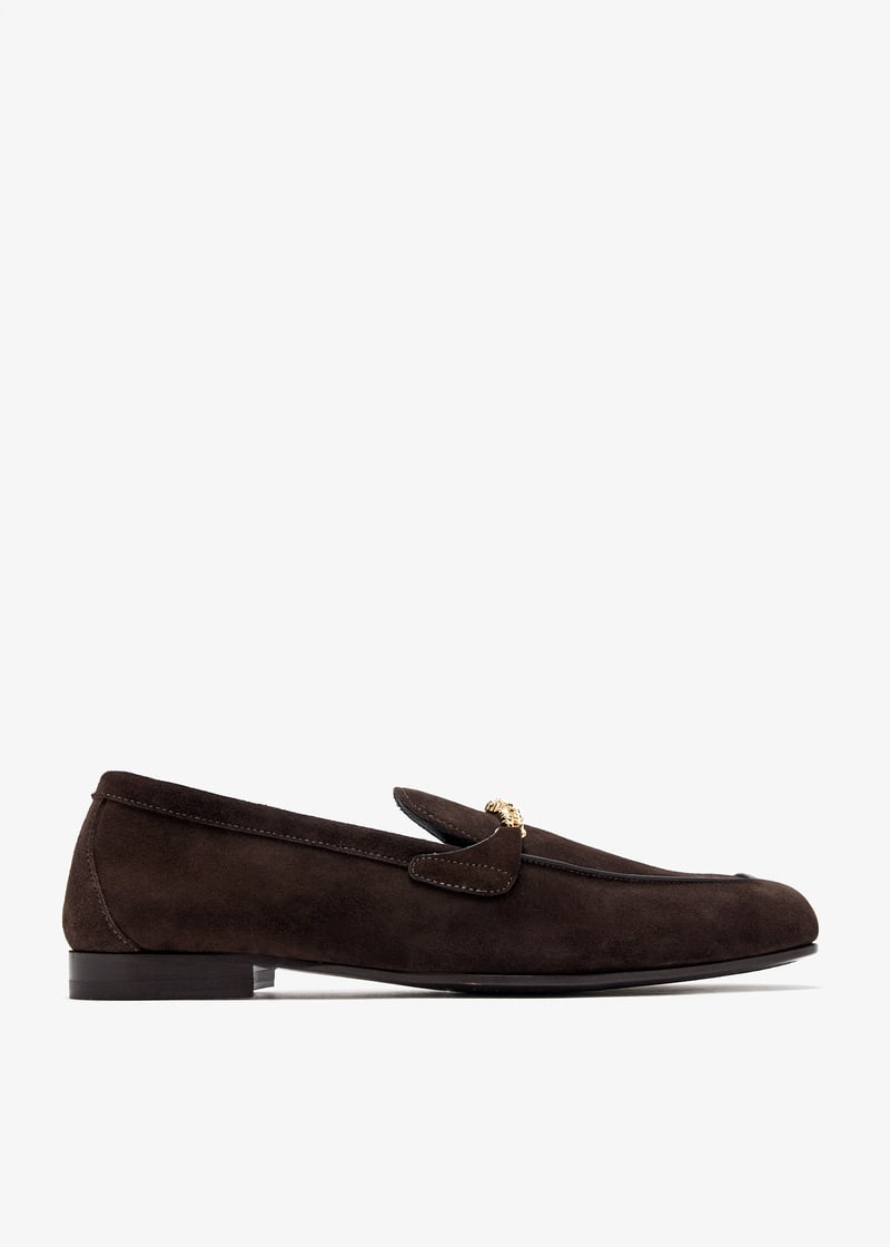 Medusa suede slippers