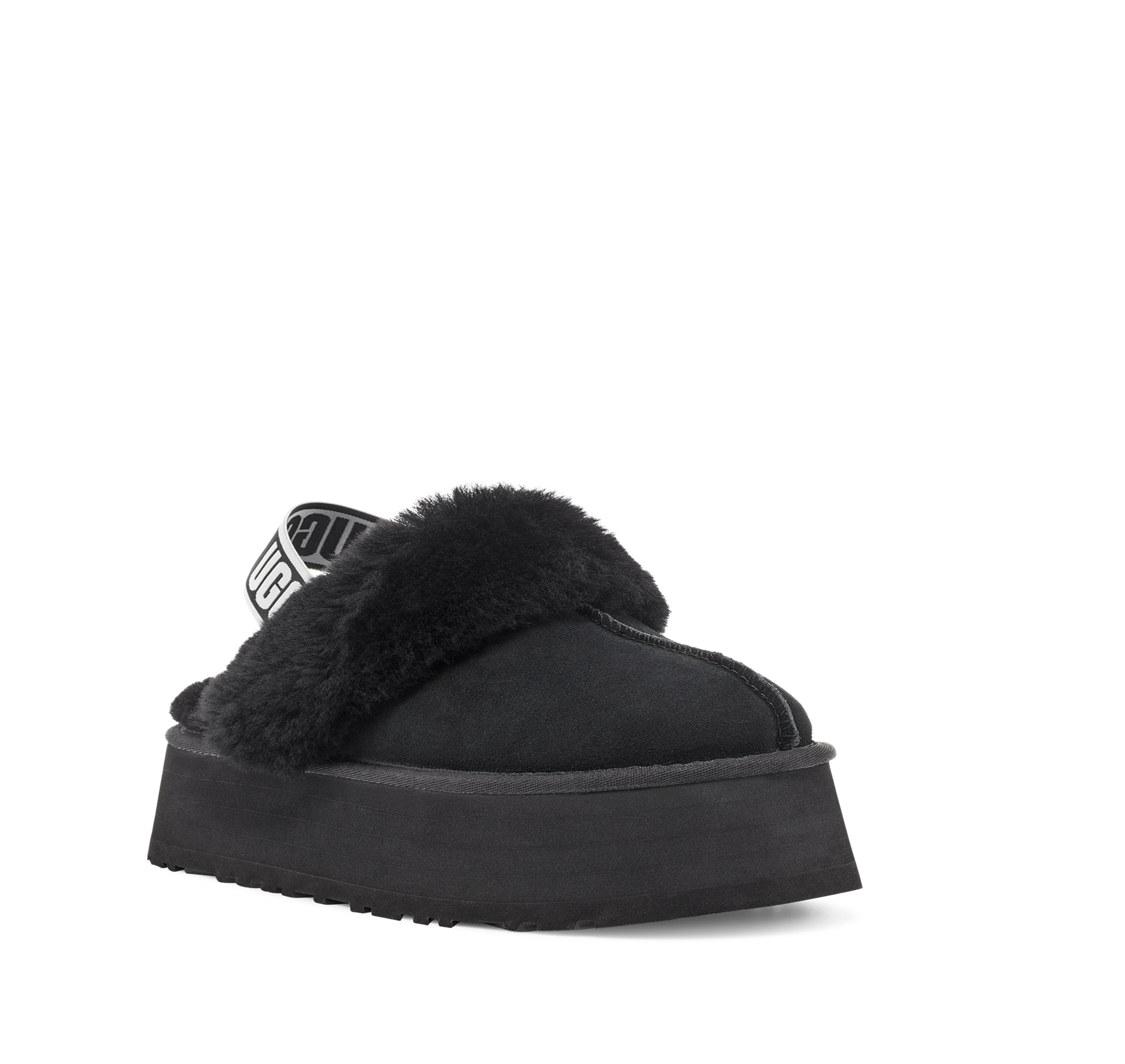 Funkette Plateau Slingback-Slipper