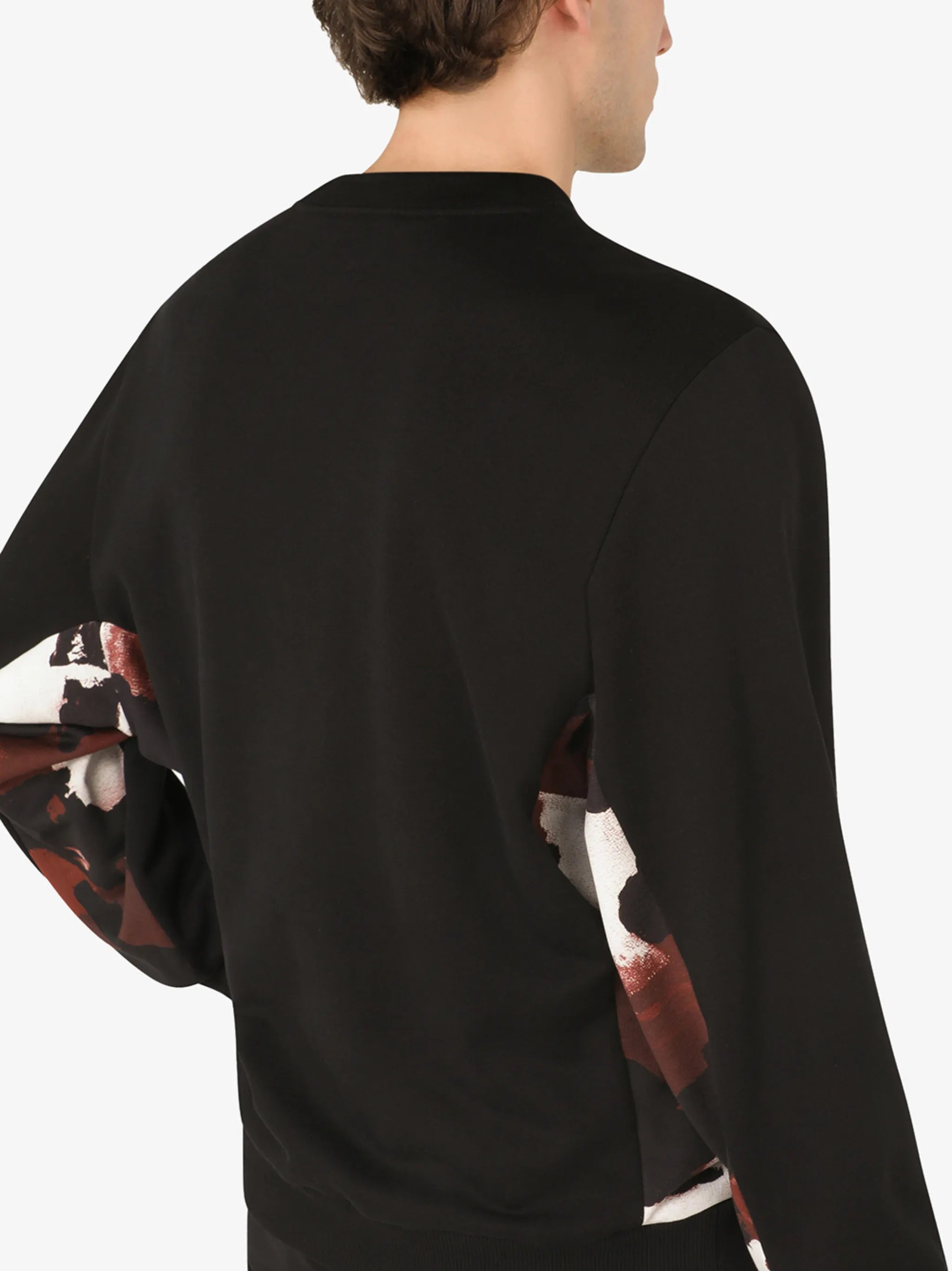 Sweatshirt with contrast inserts