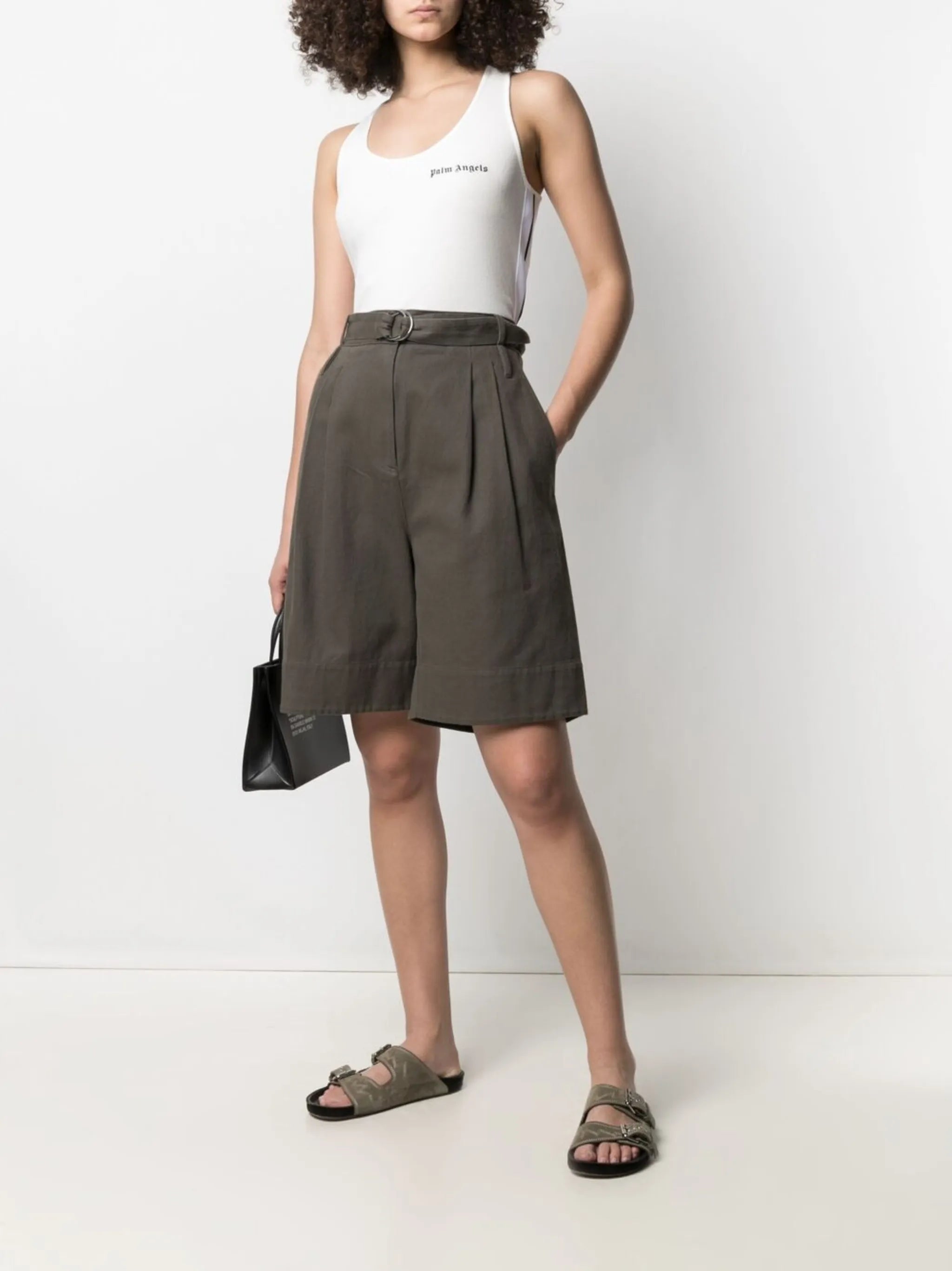 Tank top with logo print