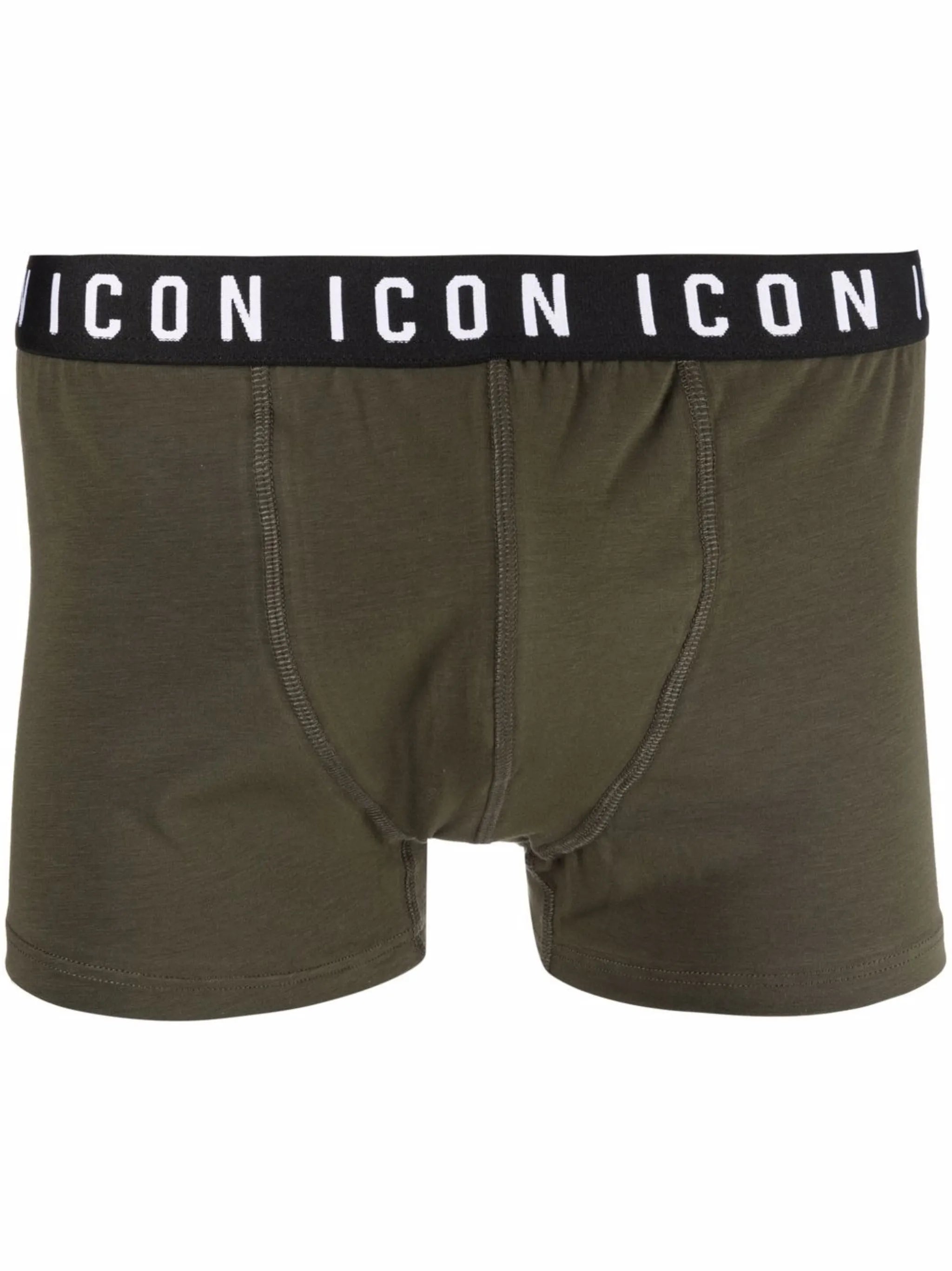 Shorts with logo waistband