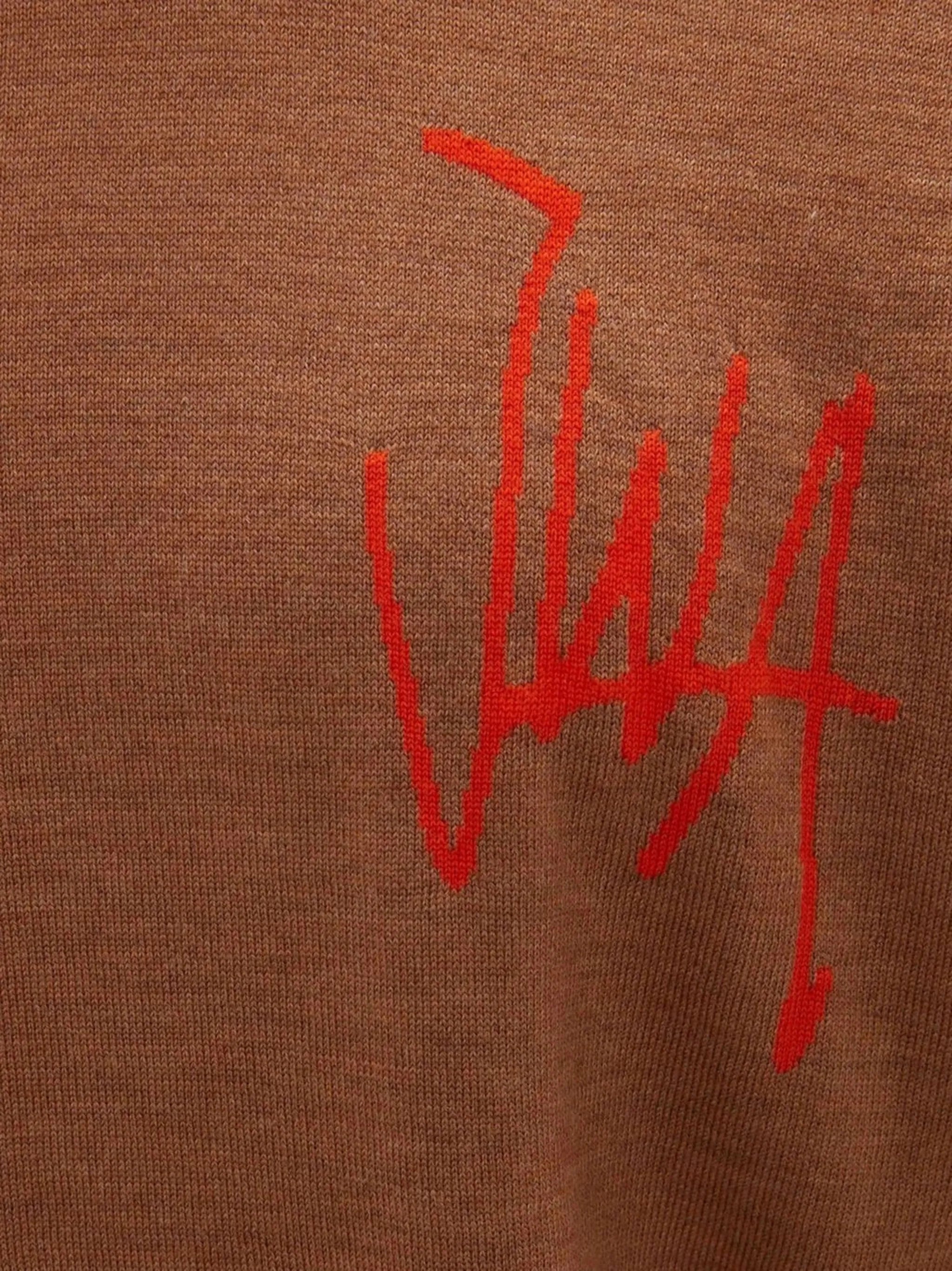 Pullover mit Intarsien-Logo