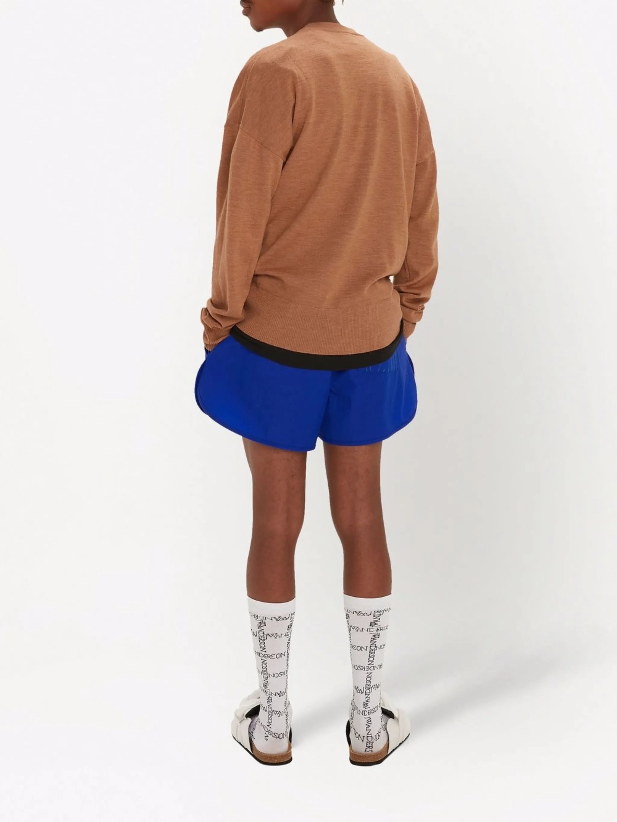 Pullover mit Intarsien-Logo