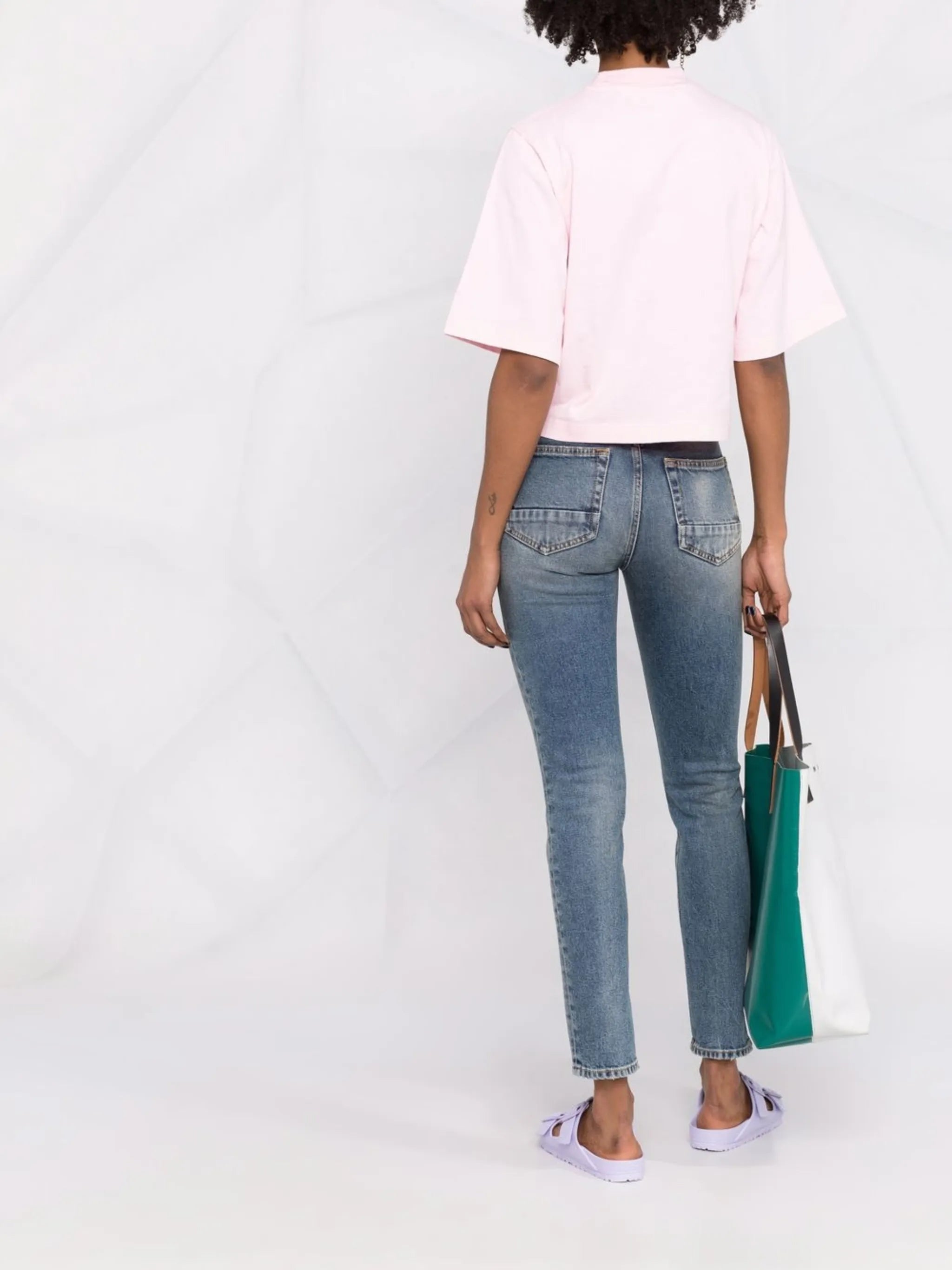 Jeans mit Logo-Patch