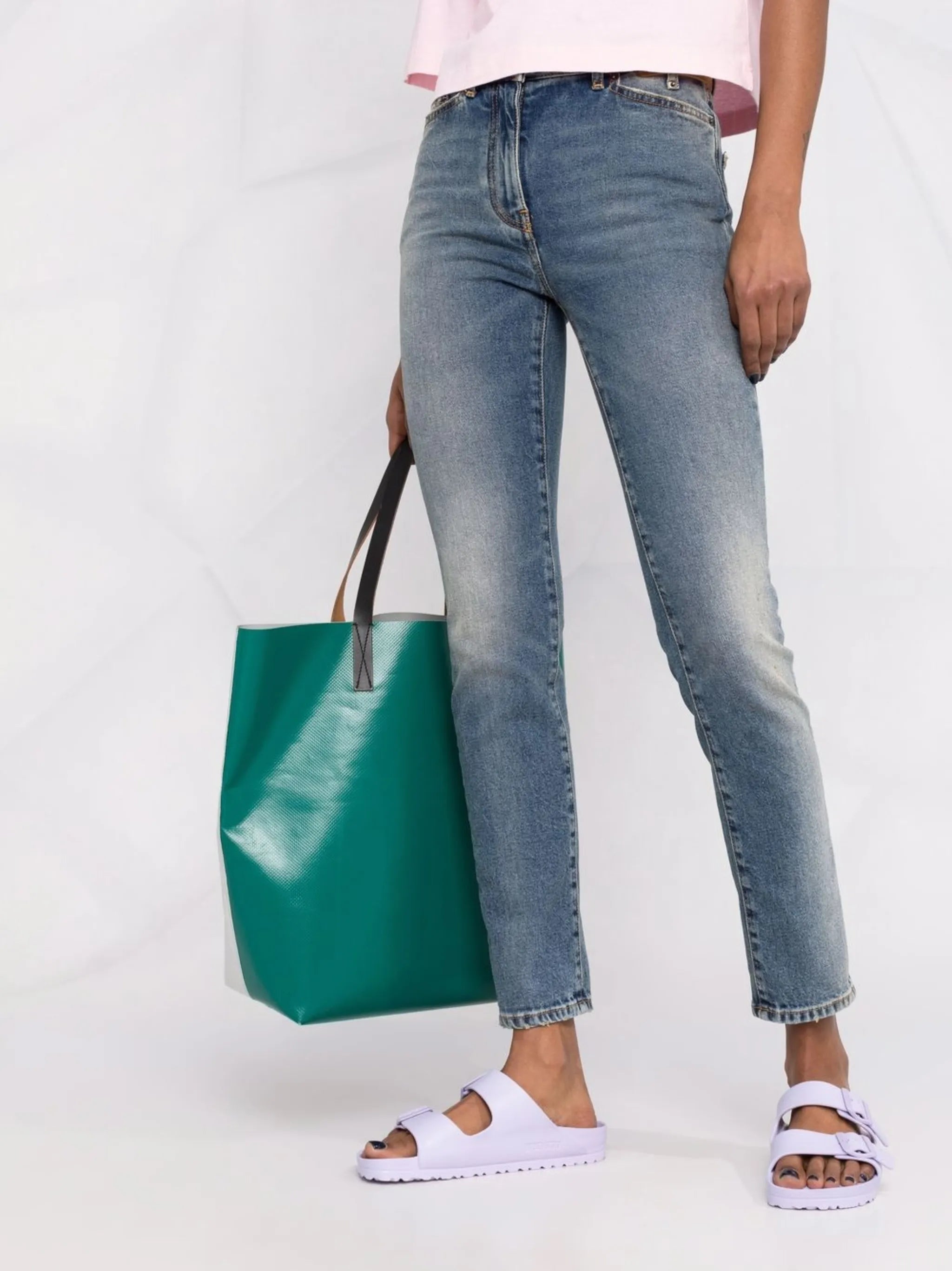 Jeans mit Logo-Patch