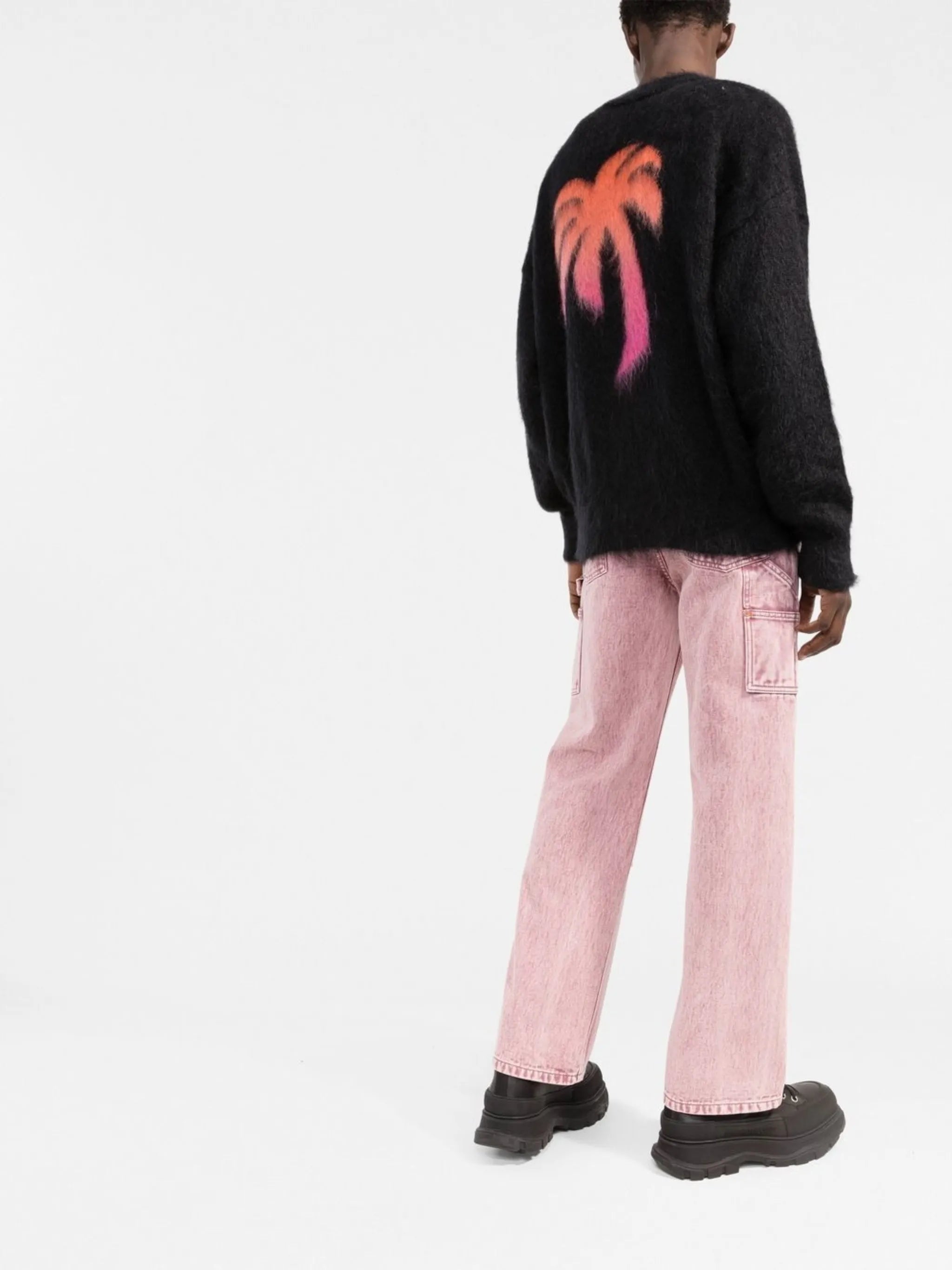 Pullover mit Palmen-Motiv