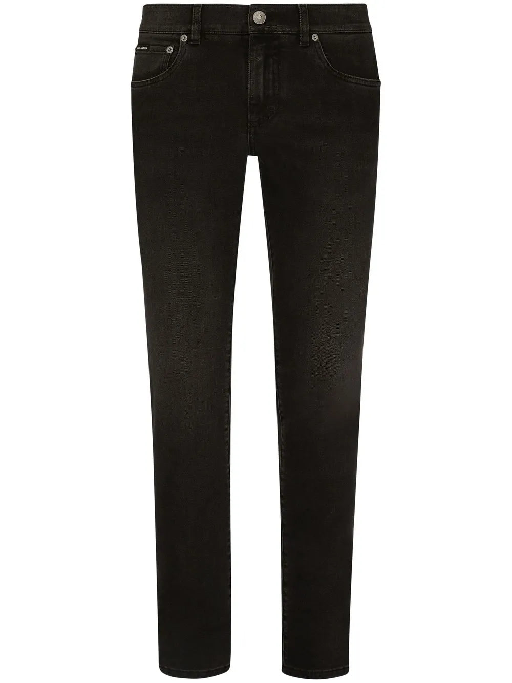 Skinny jeans with logo application