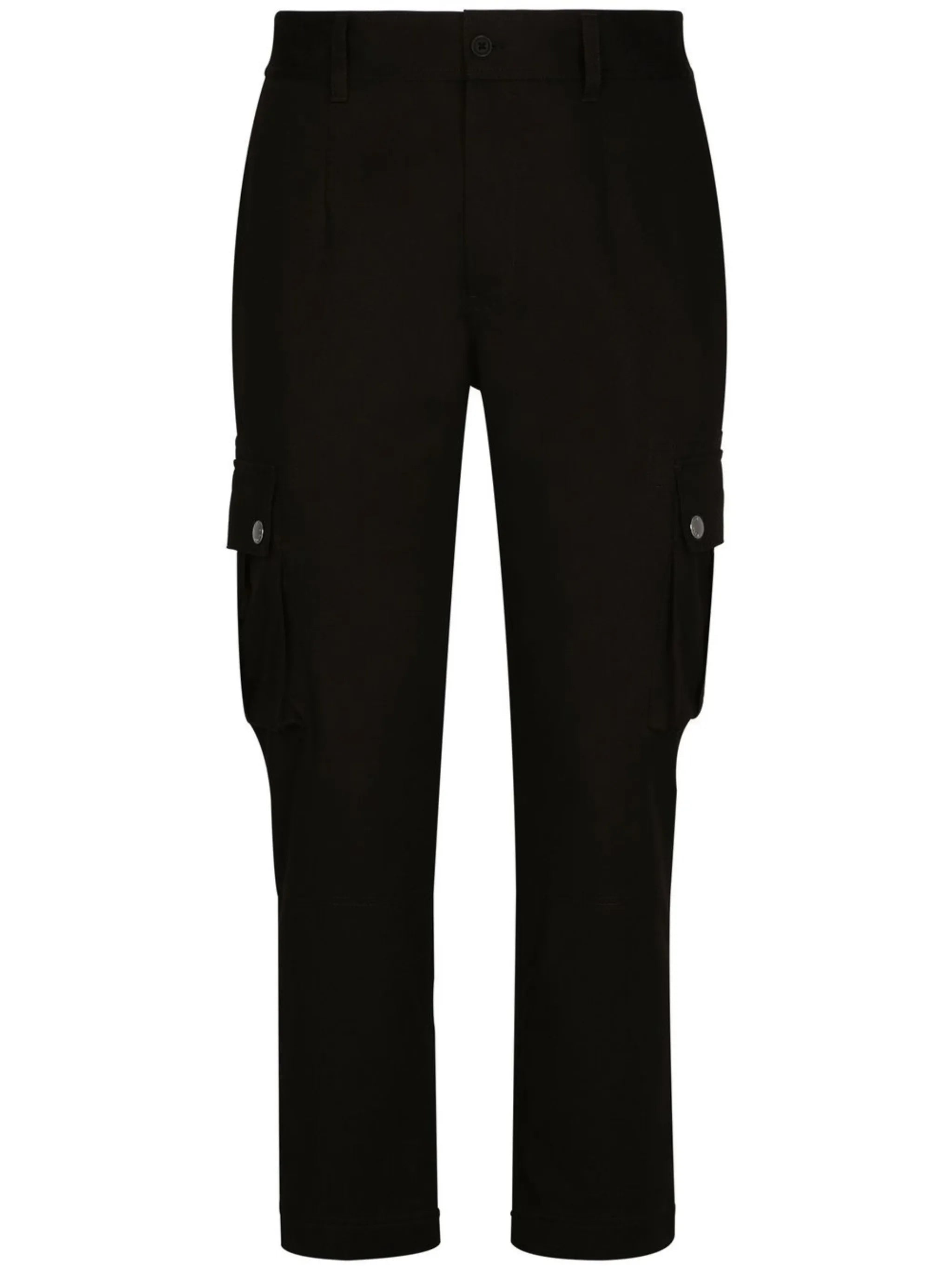 Cargo pants with logo tag