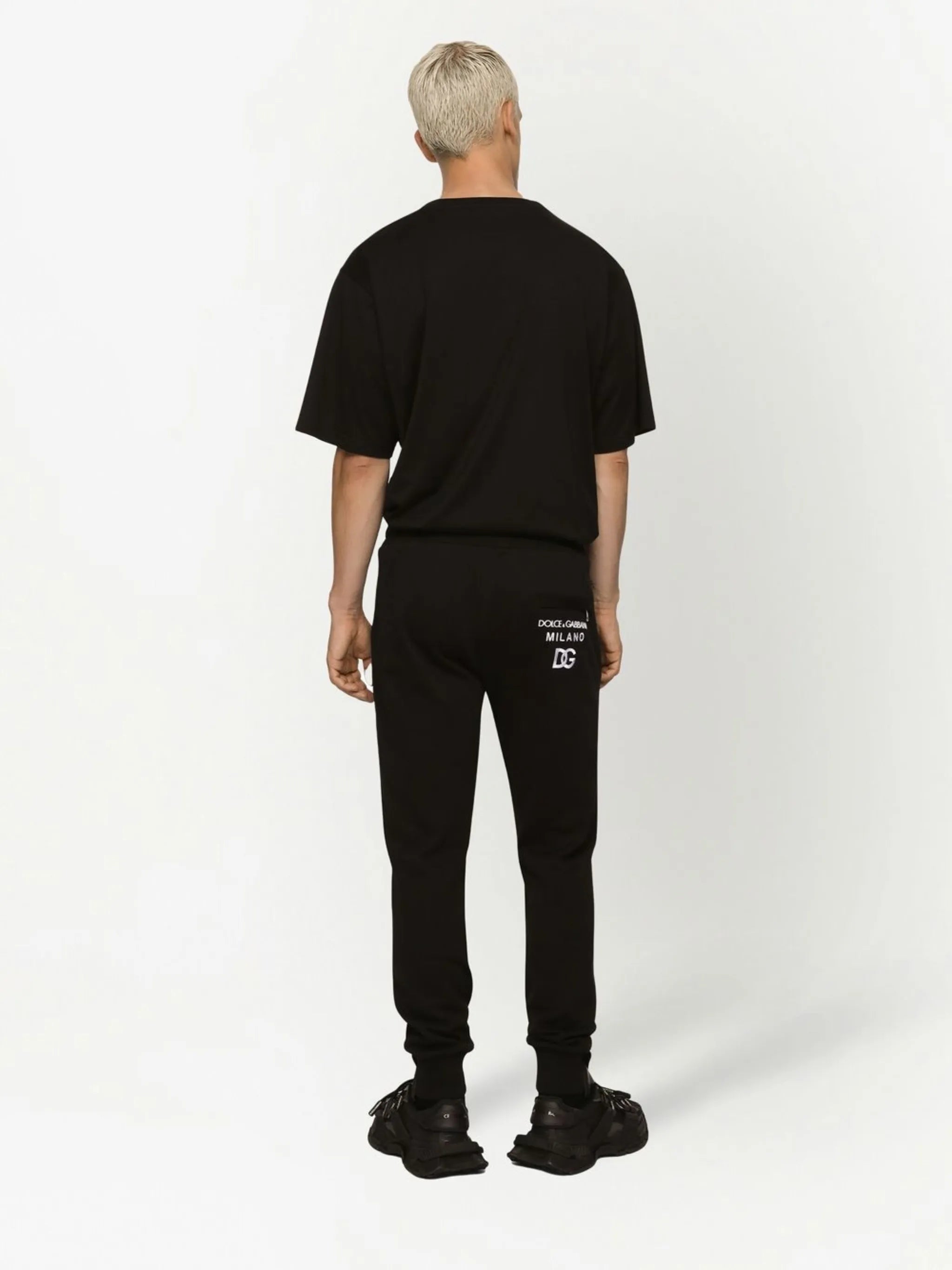 Jogging pants with logo embroidery