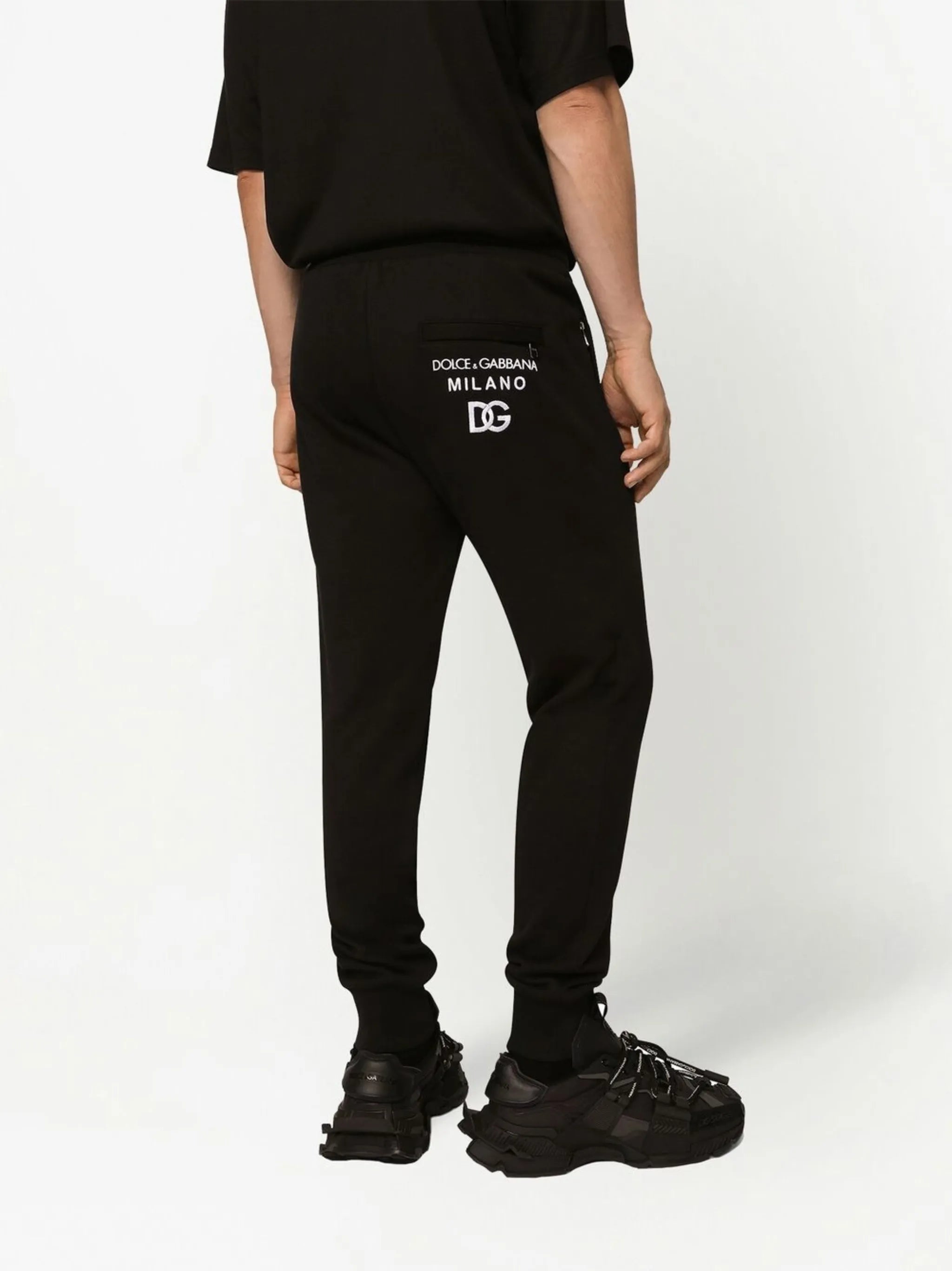 Jogging pants with logo embroidery
