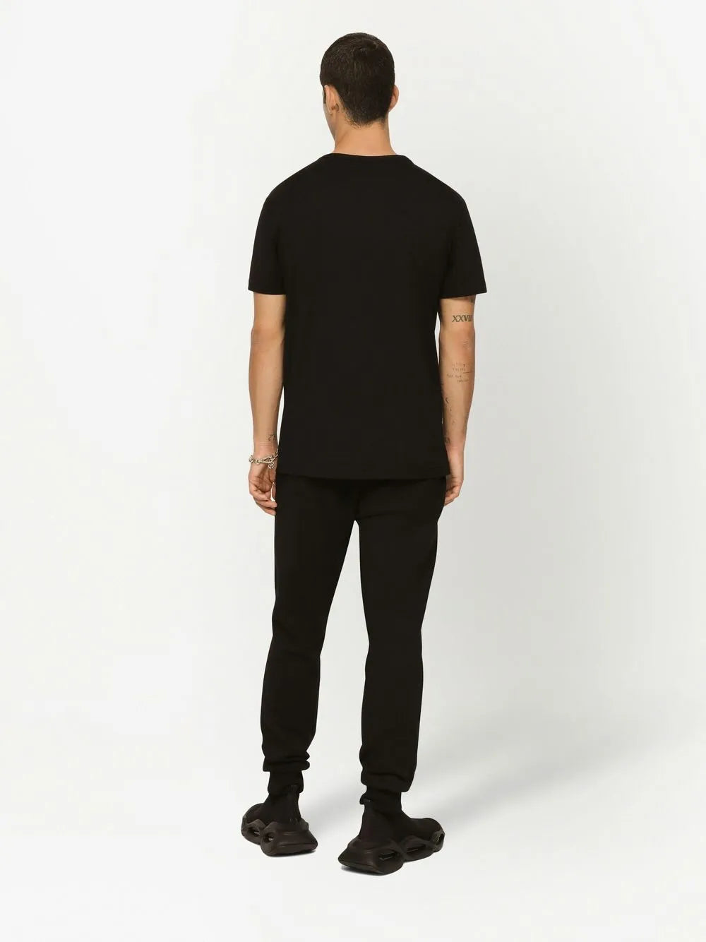 Jogging pants with logo tag