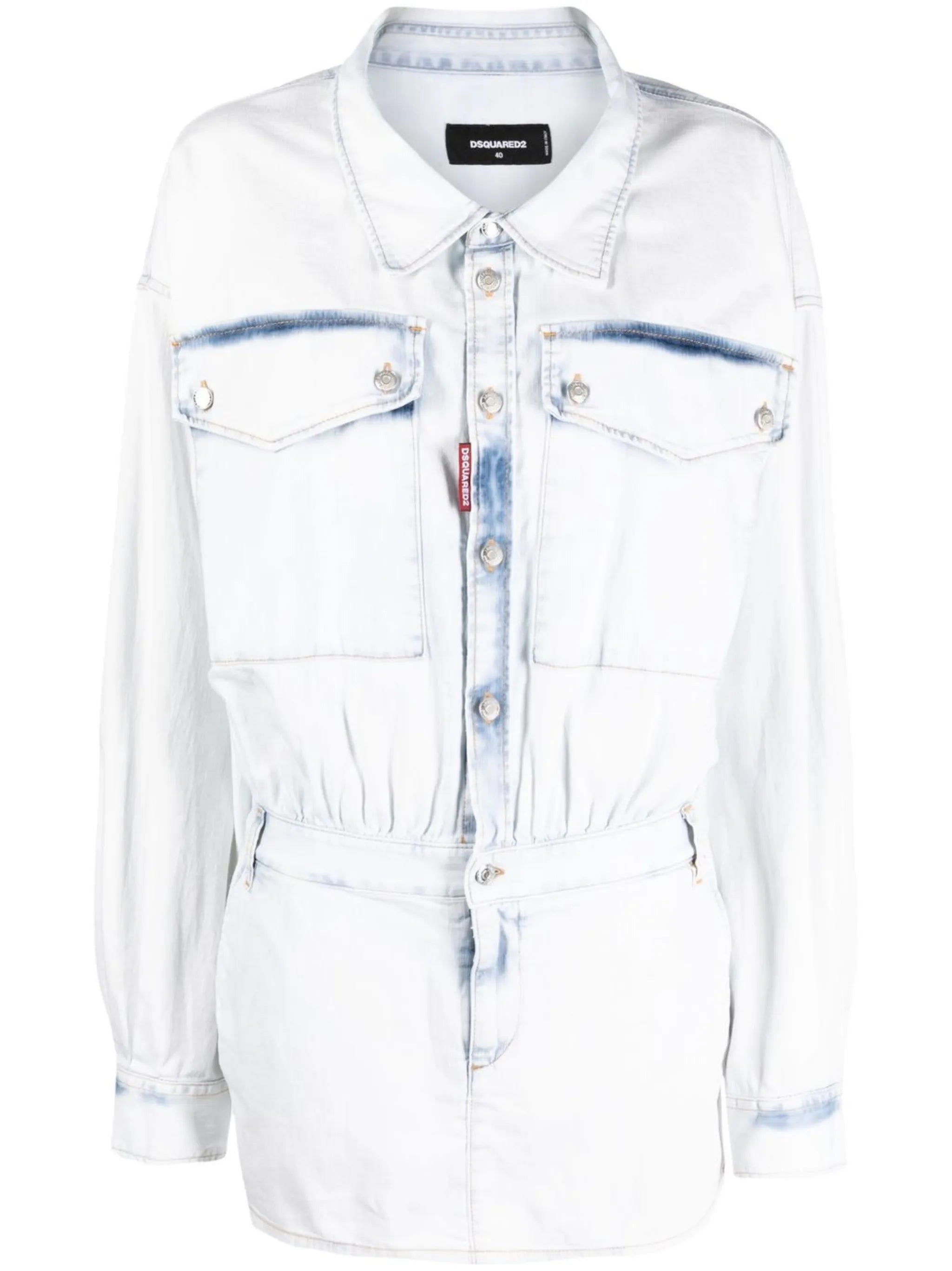 Ausgeblichenes Minikleid