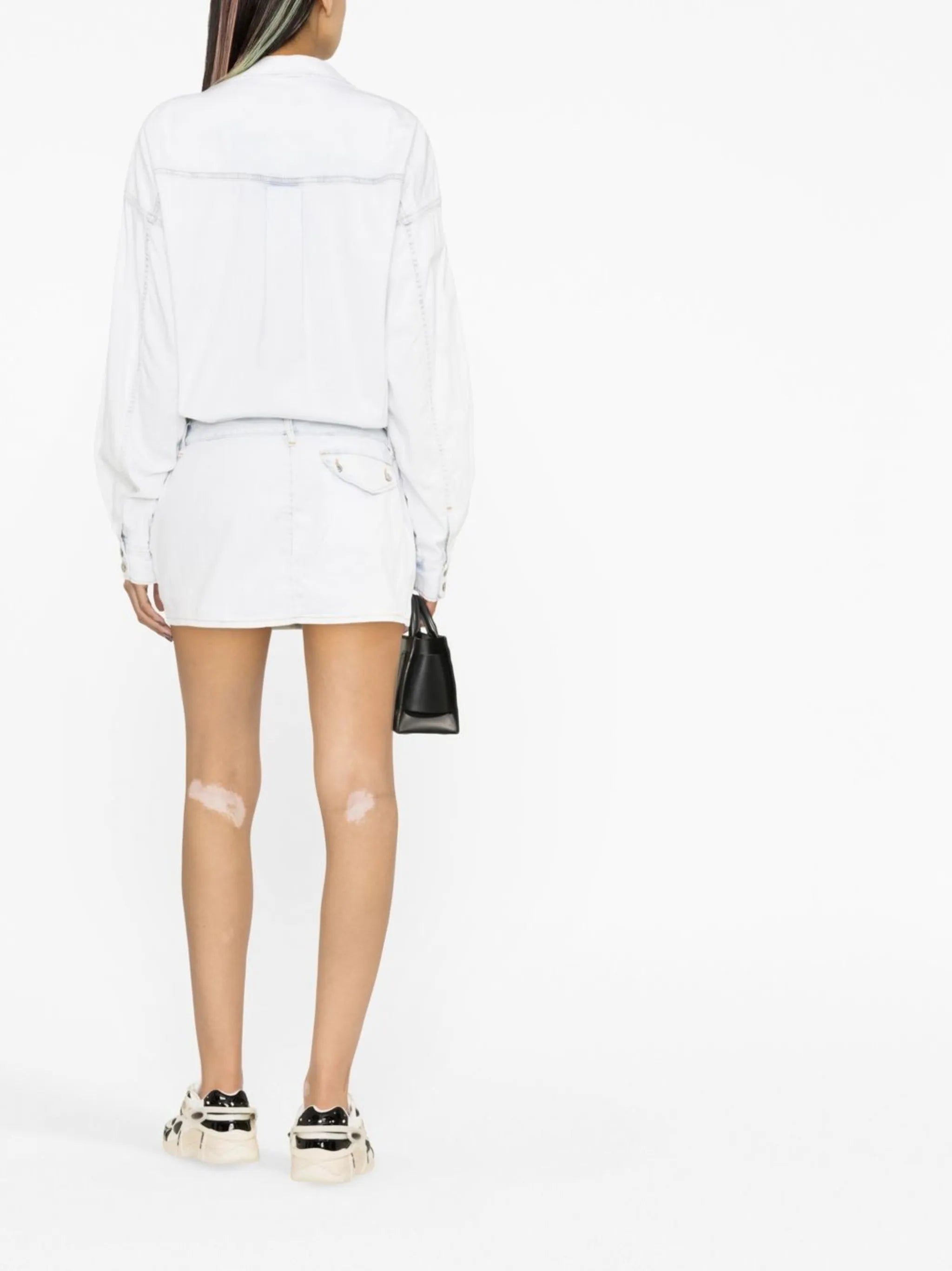 Ausgeblichenes Minikleid