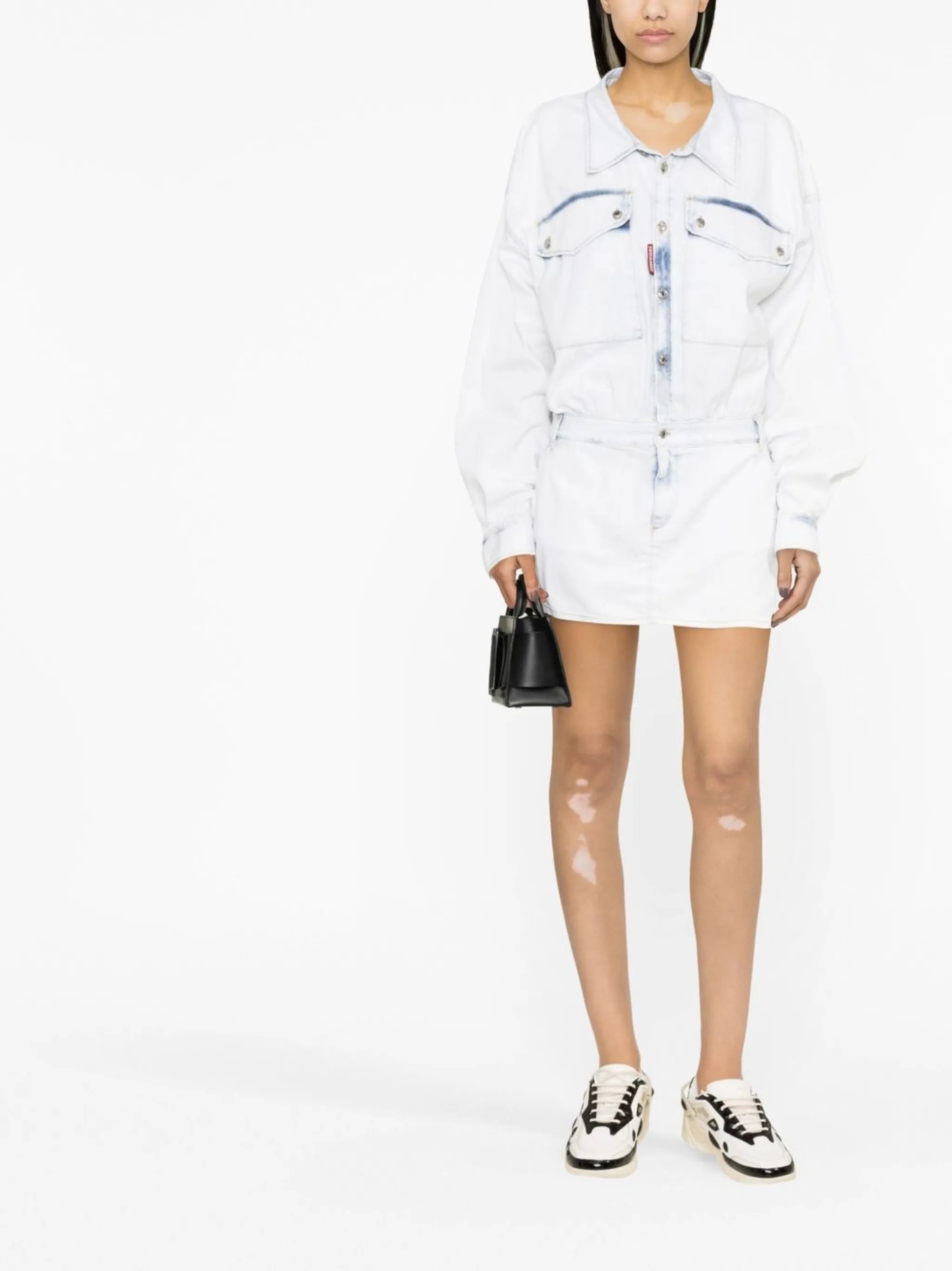 Ausgeblichenes Minikleid