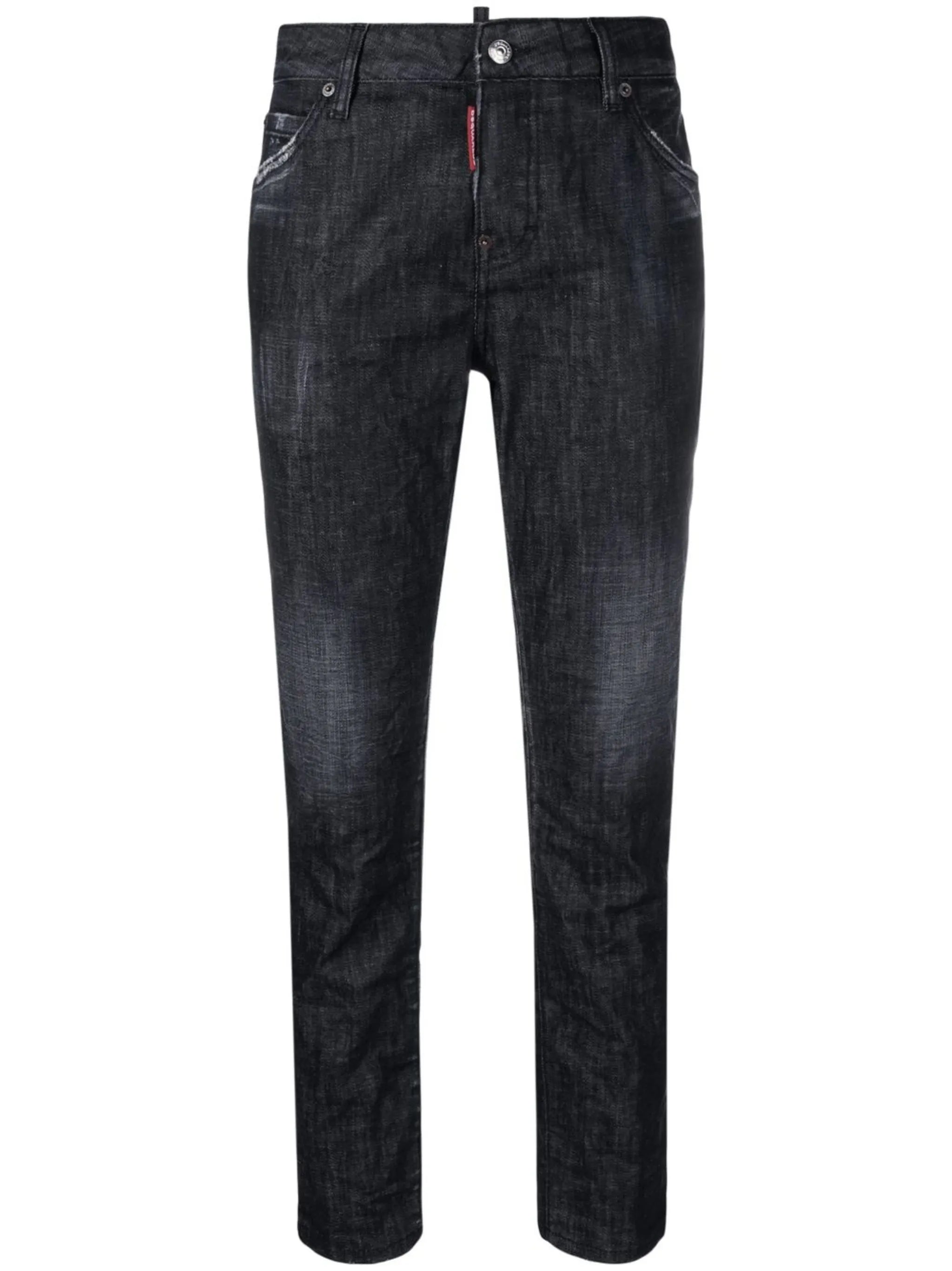 Tapered-Jeans aus Denim