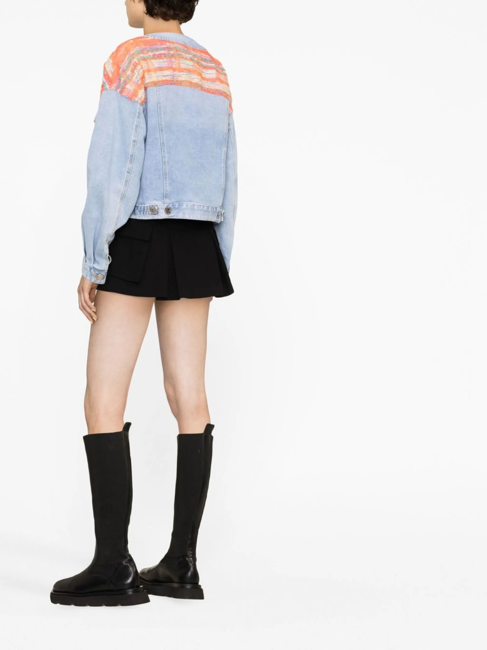 Geknöpfte Jeansjacke