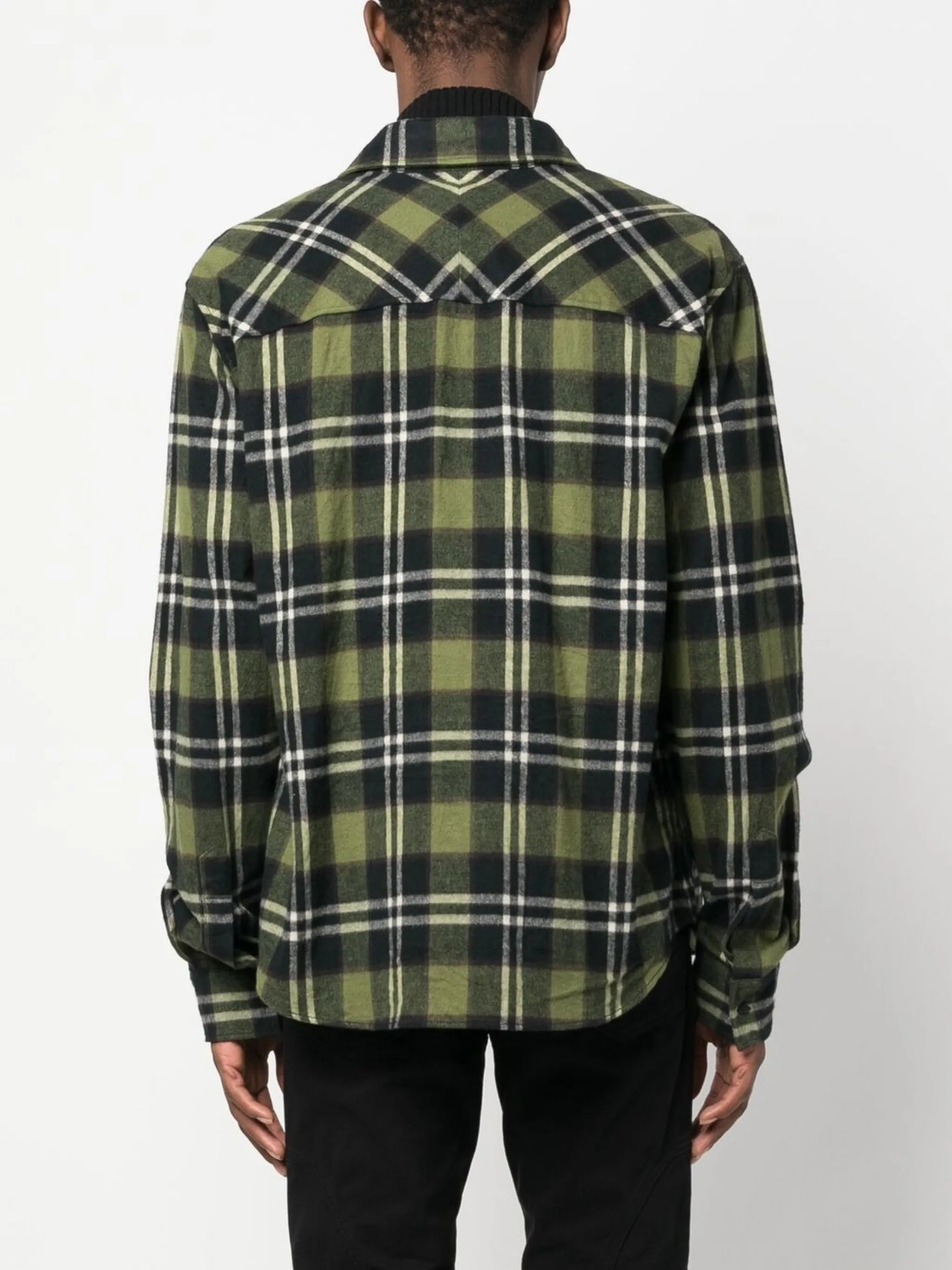Checked flannel shirt