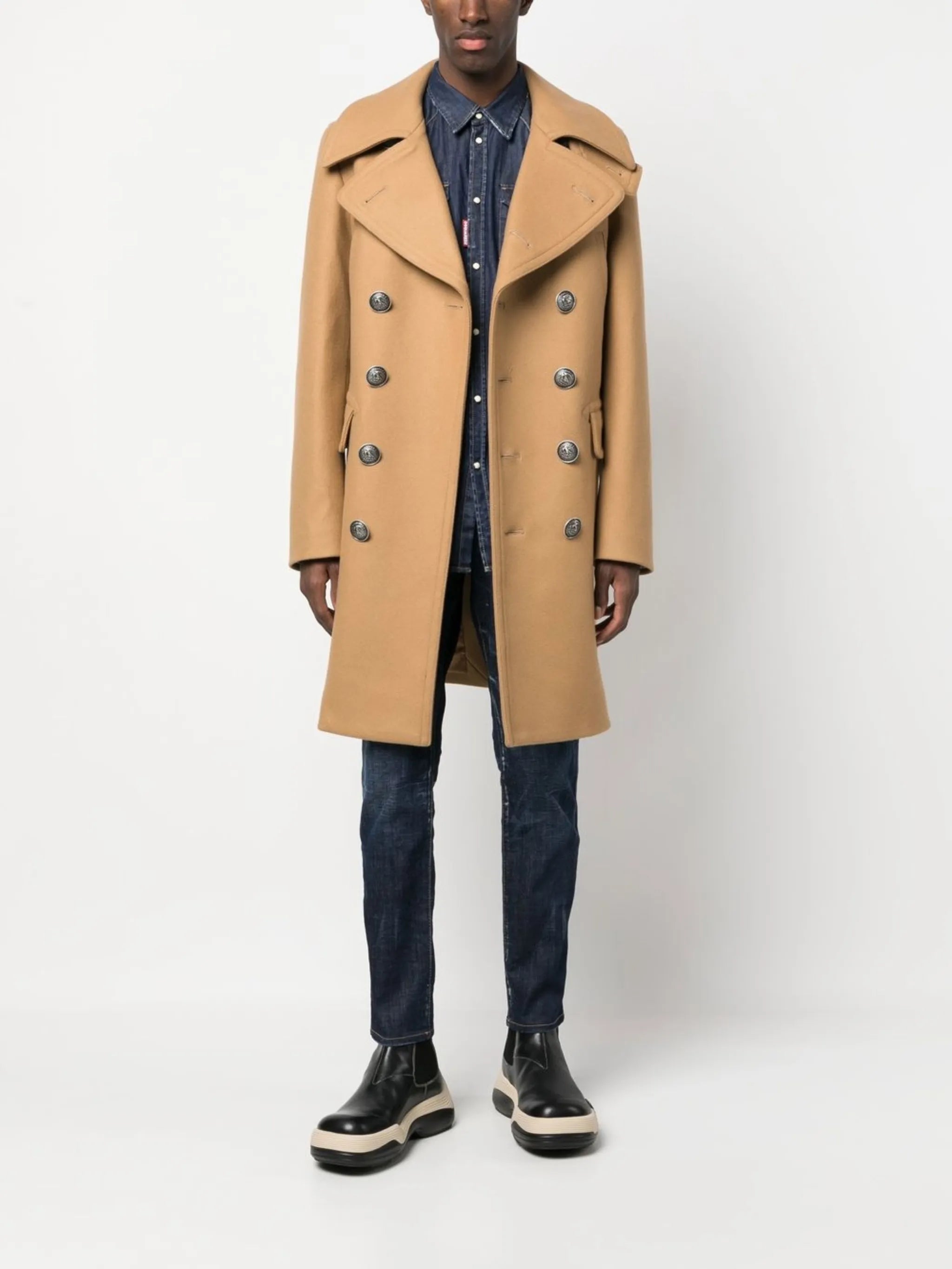 Skinny-Jeans mit Bleach-Effekt