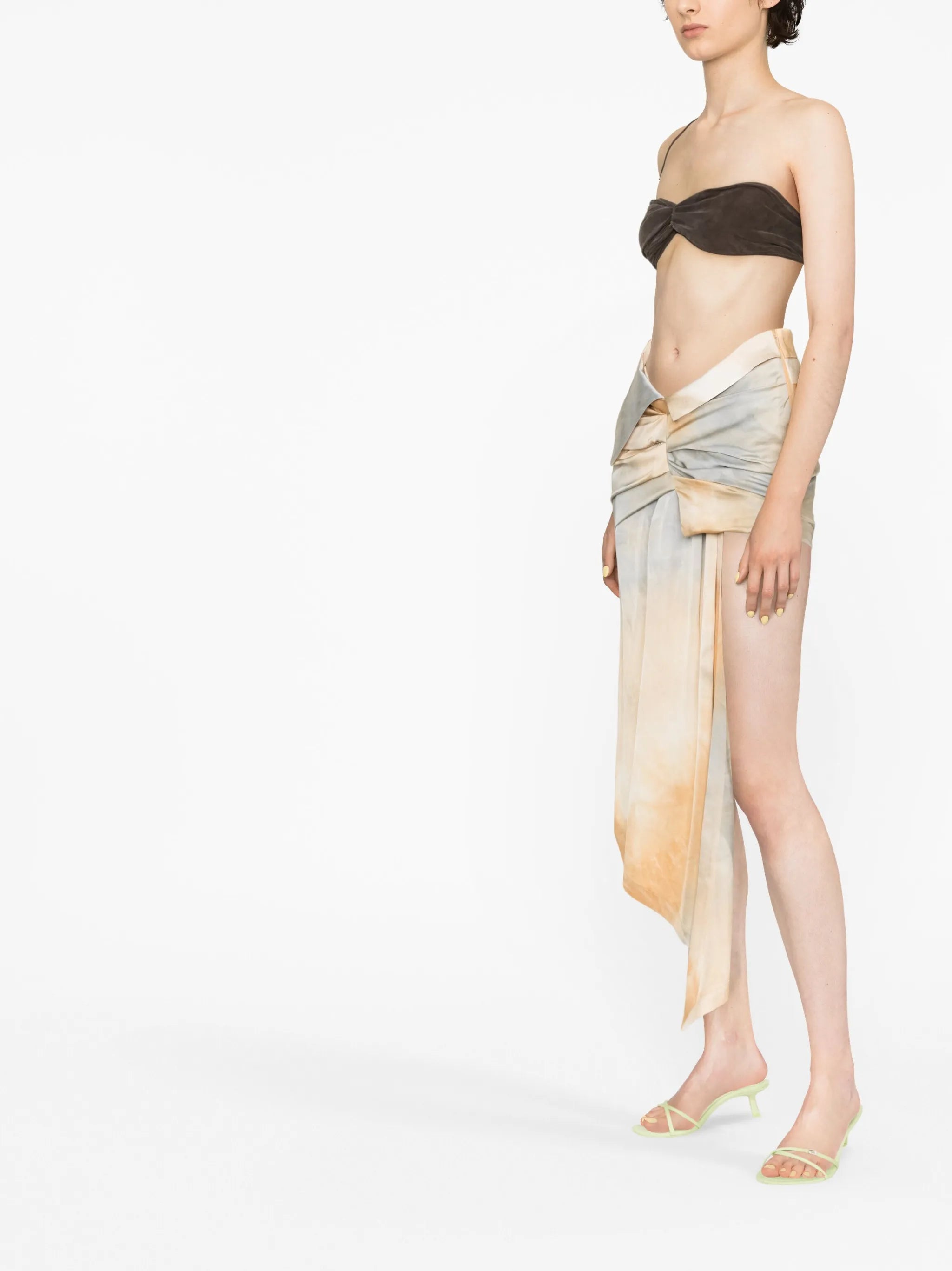 Rock mit Batikmuster