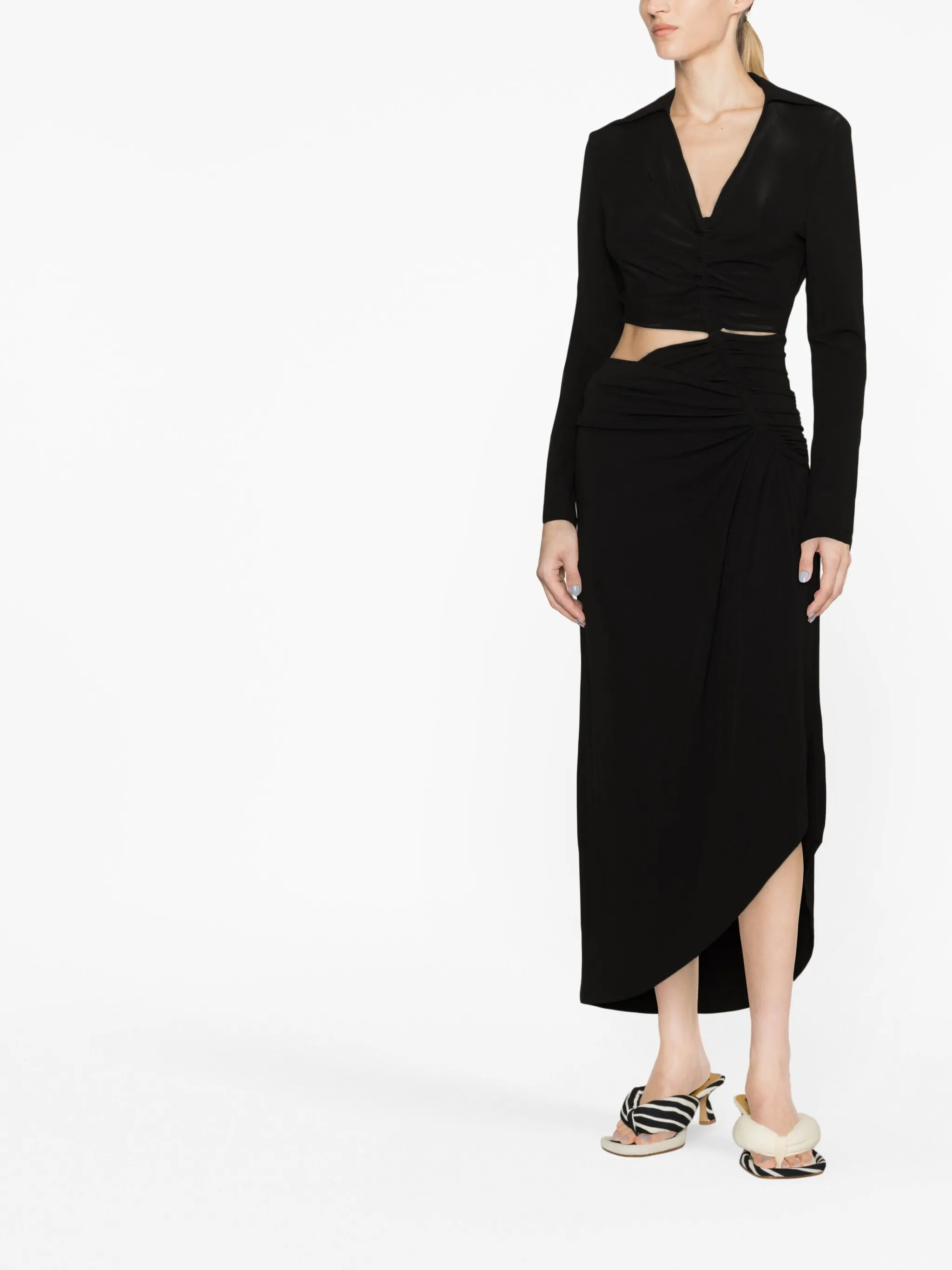 Drapiertes Kleid