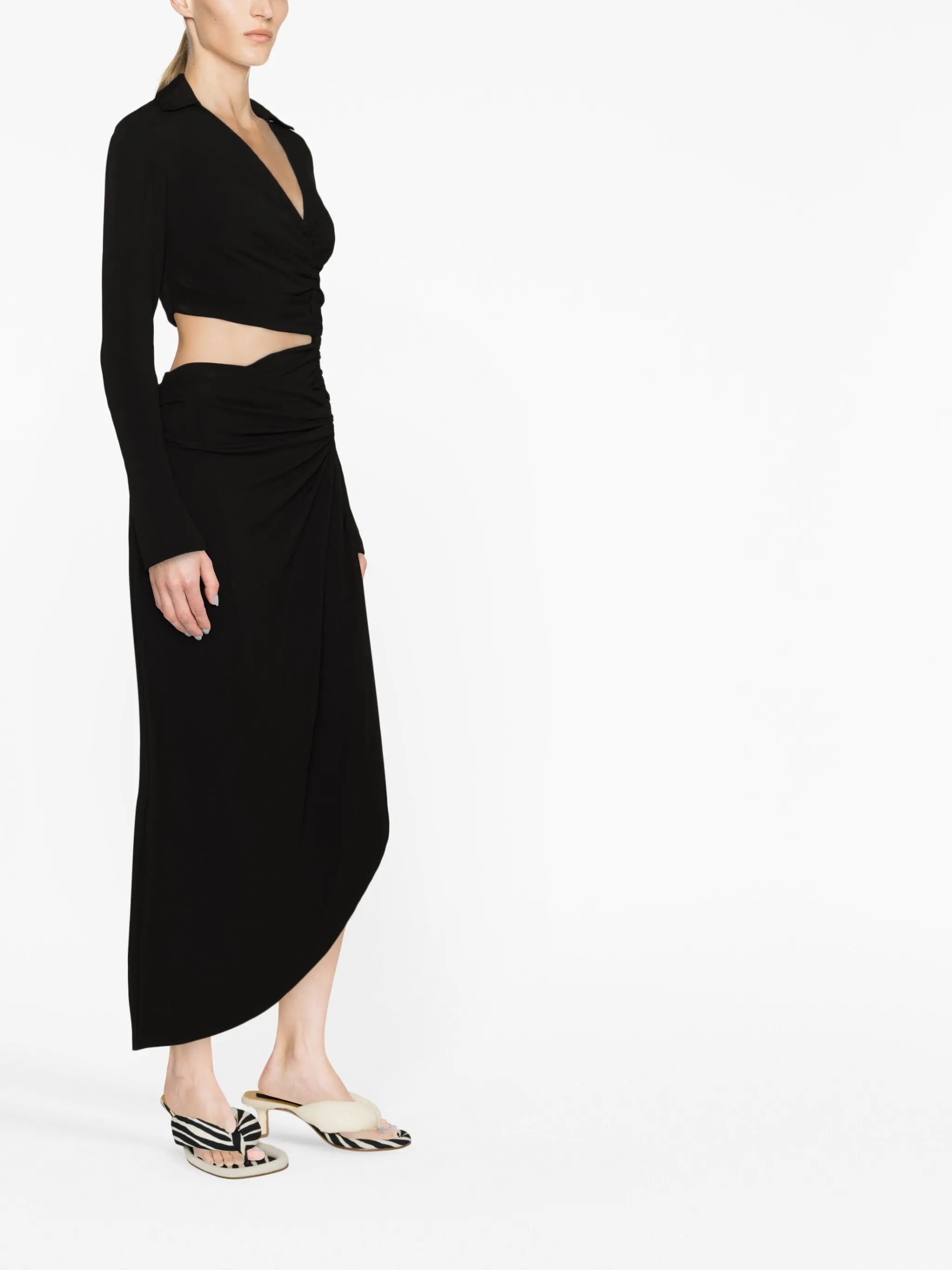Drapiertes Kleid