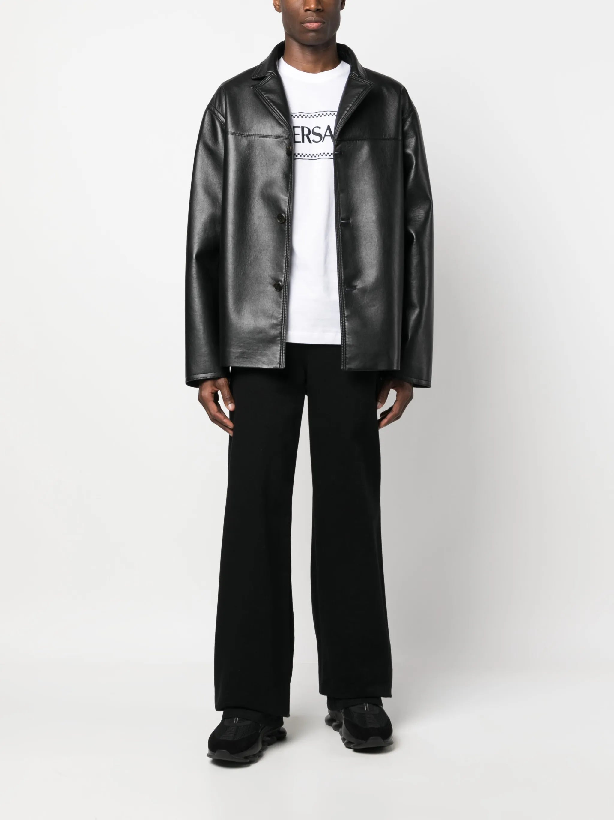 90s Logo T-Shirt mit Stickerei