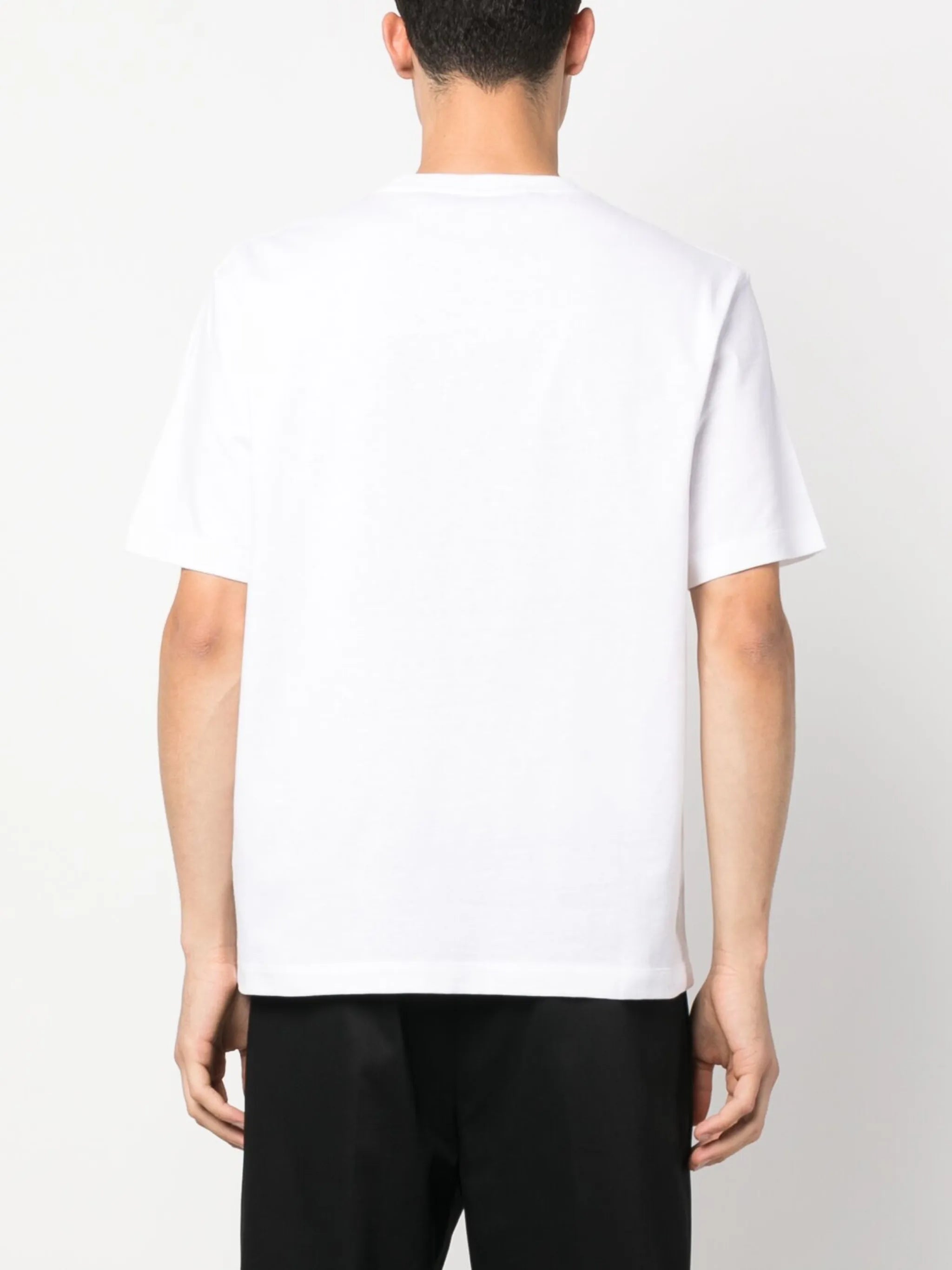 T-Shirt mit Logo-Streifen
