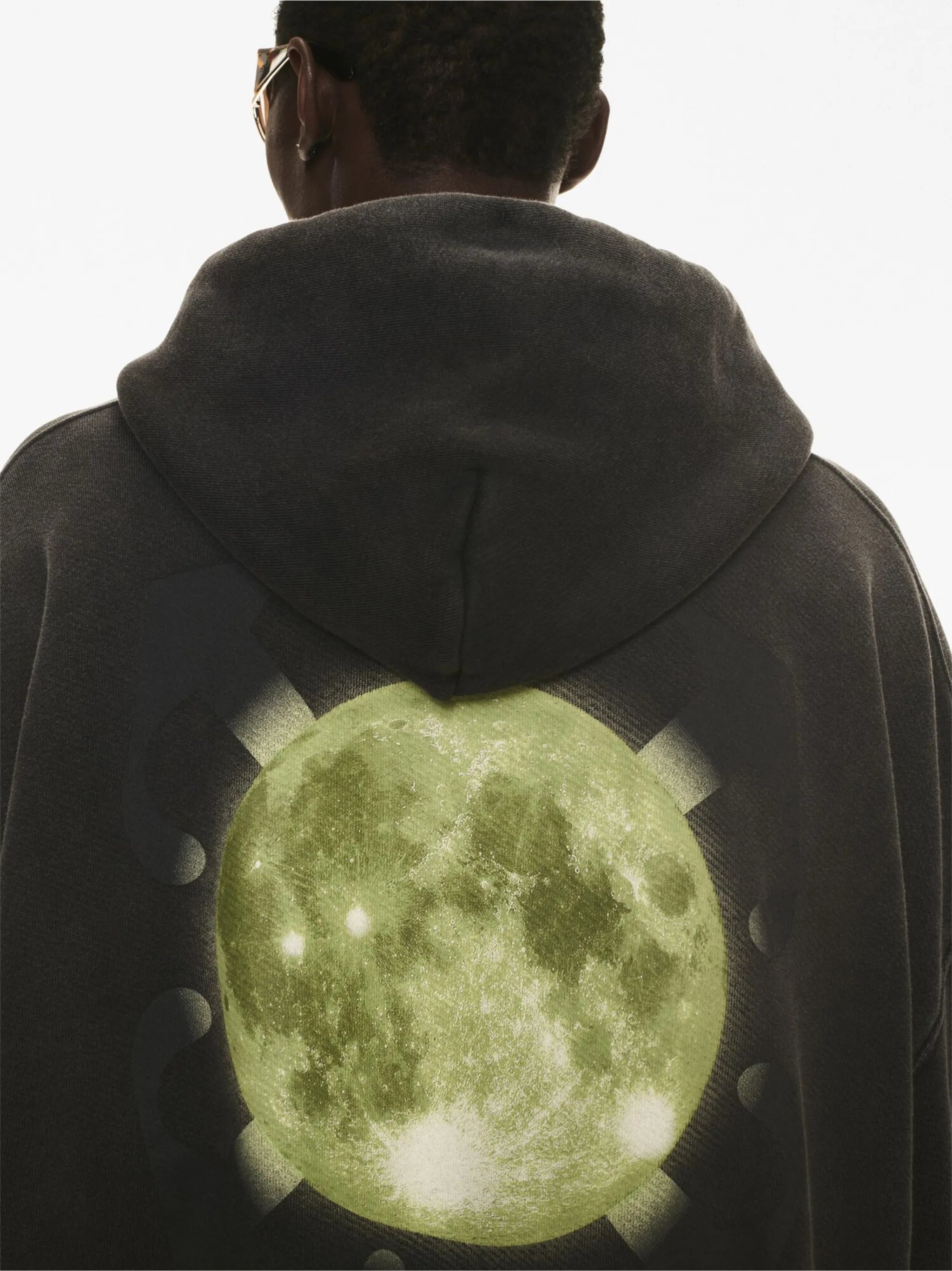 Hoodie mit Super Moon-Print