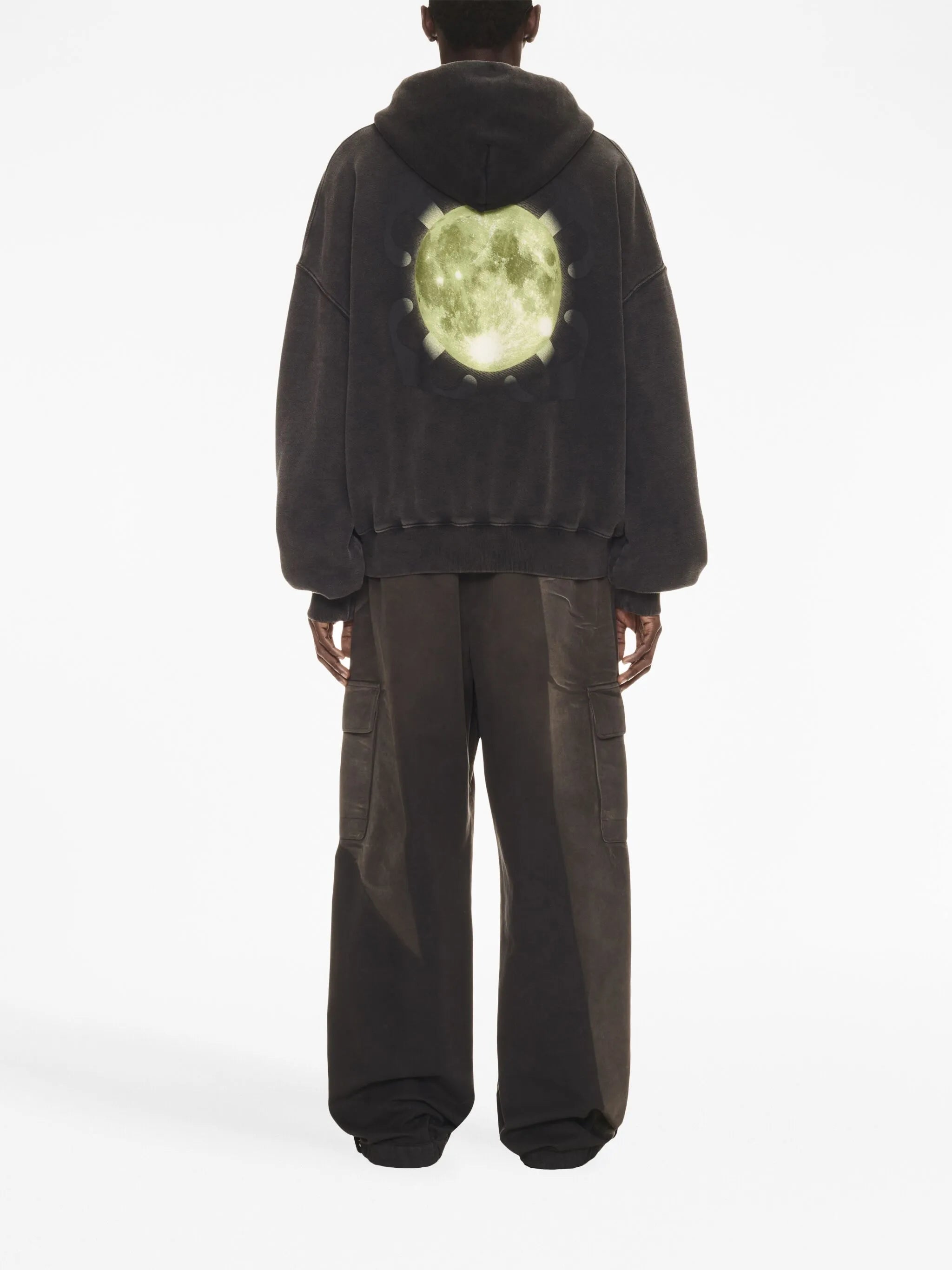 Hoodie mit Super Moon-Print