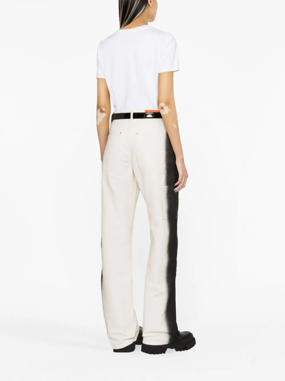 T-shirt with decorative buttons