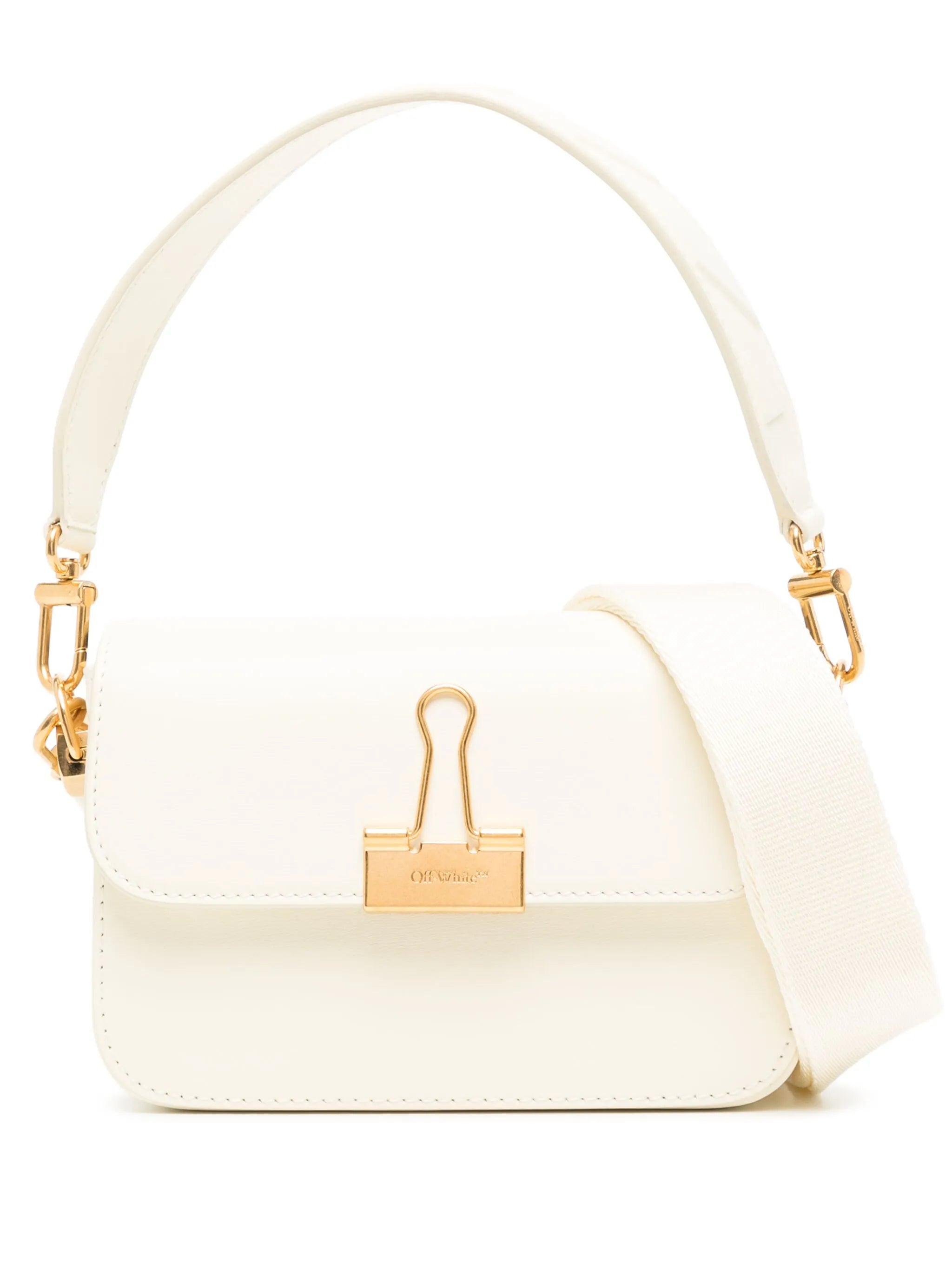 Schultertasche mit Logo-Schild