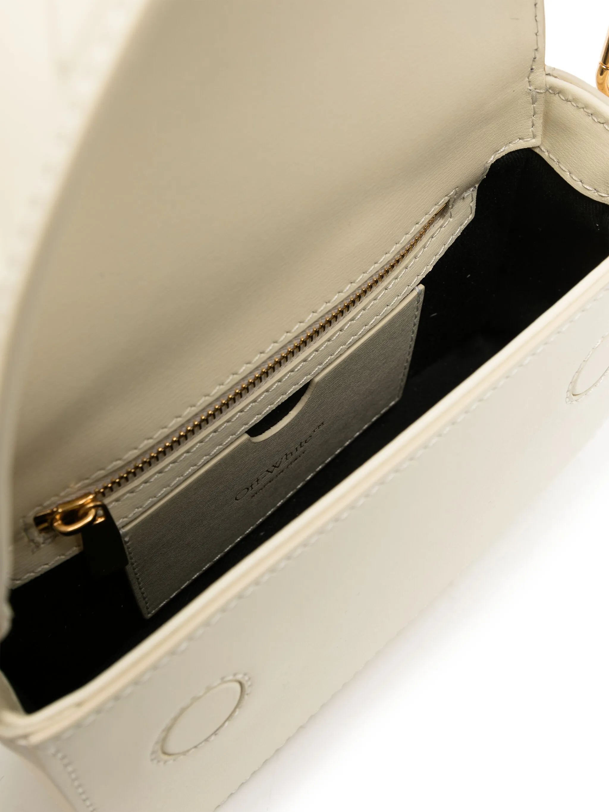 Schultertasche mit Logo-Schild