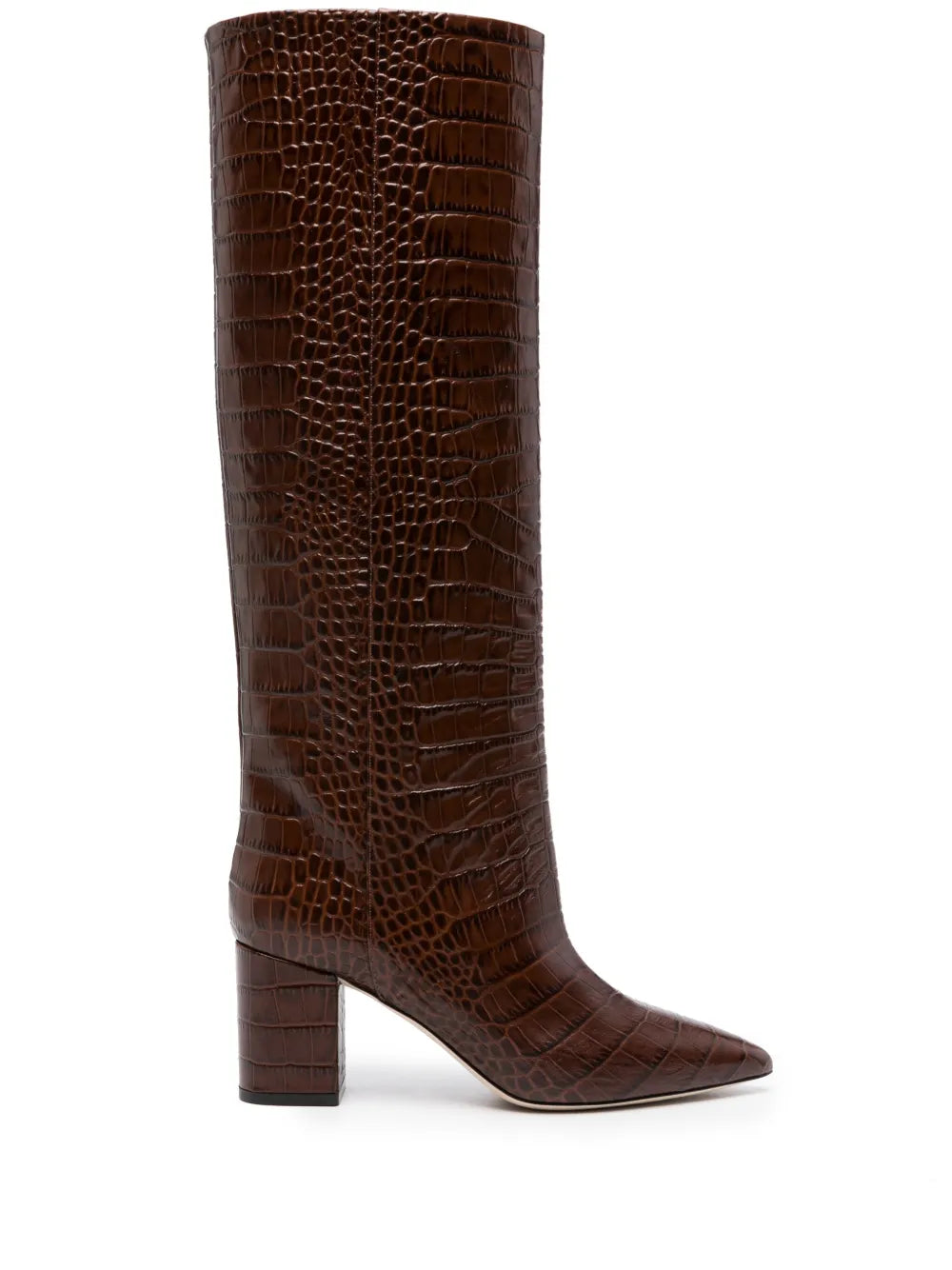 Anja boots with crocodile effect 70mm