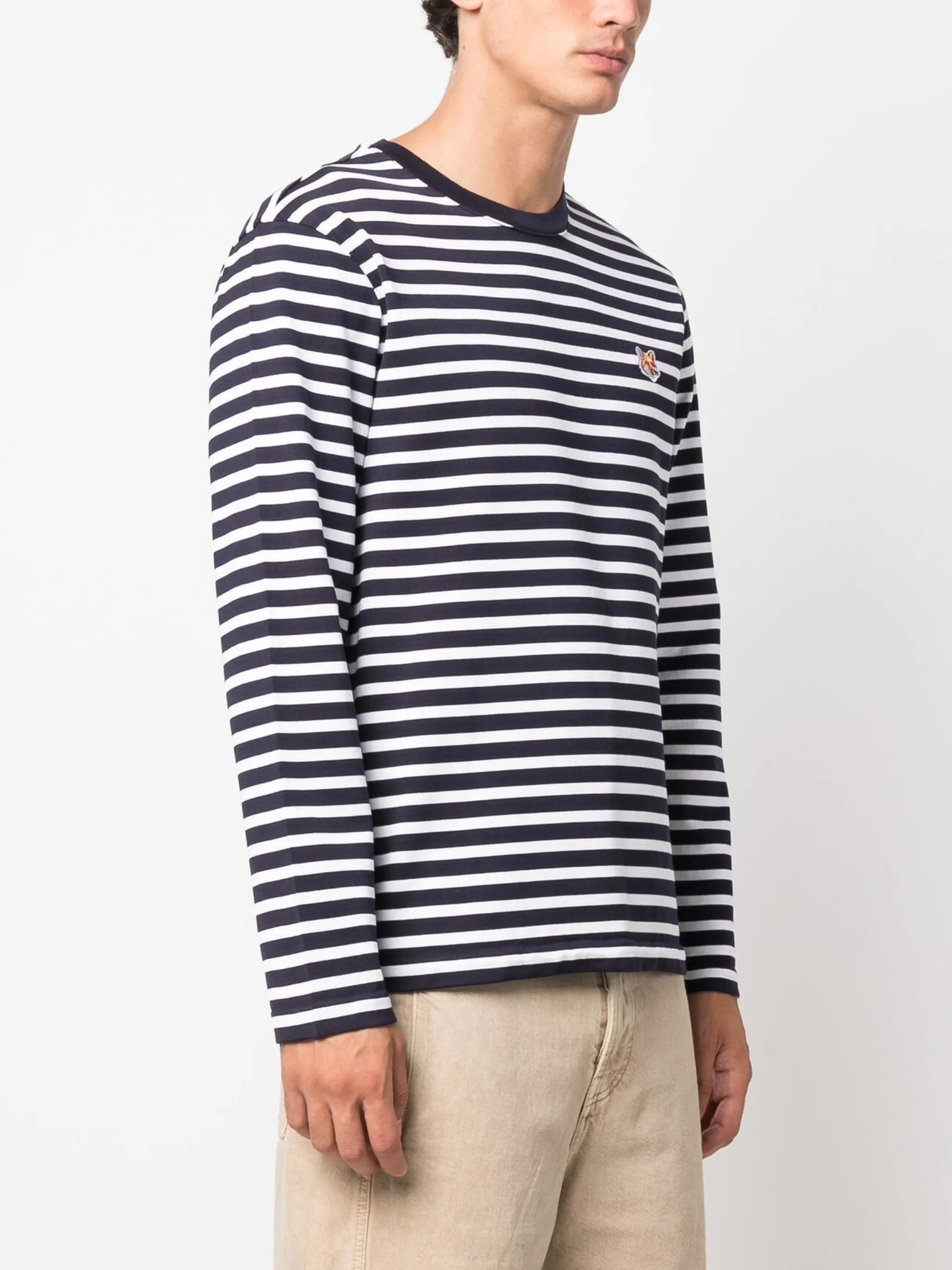 Striped T-shirt with fox