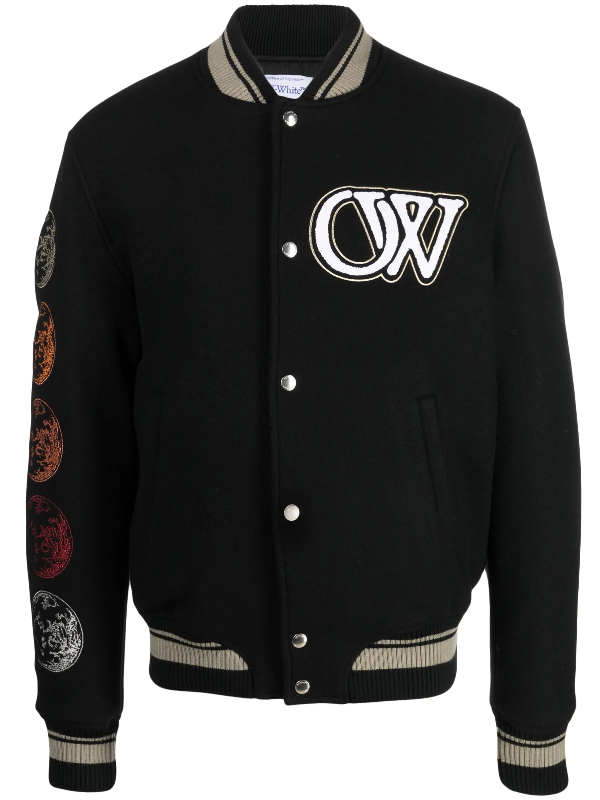 Bomberjacke mit Logo-Patch