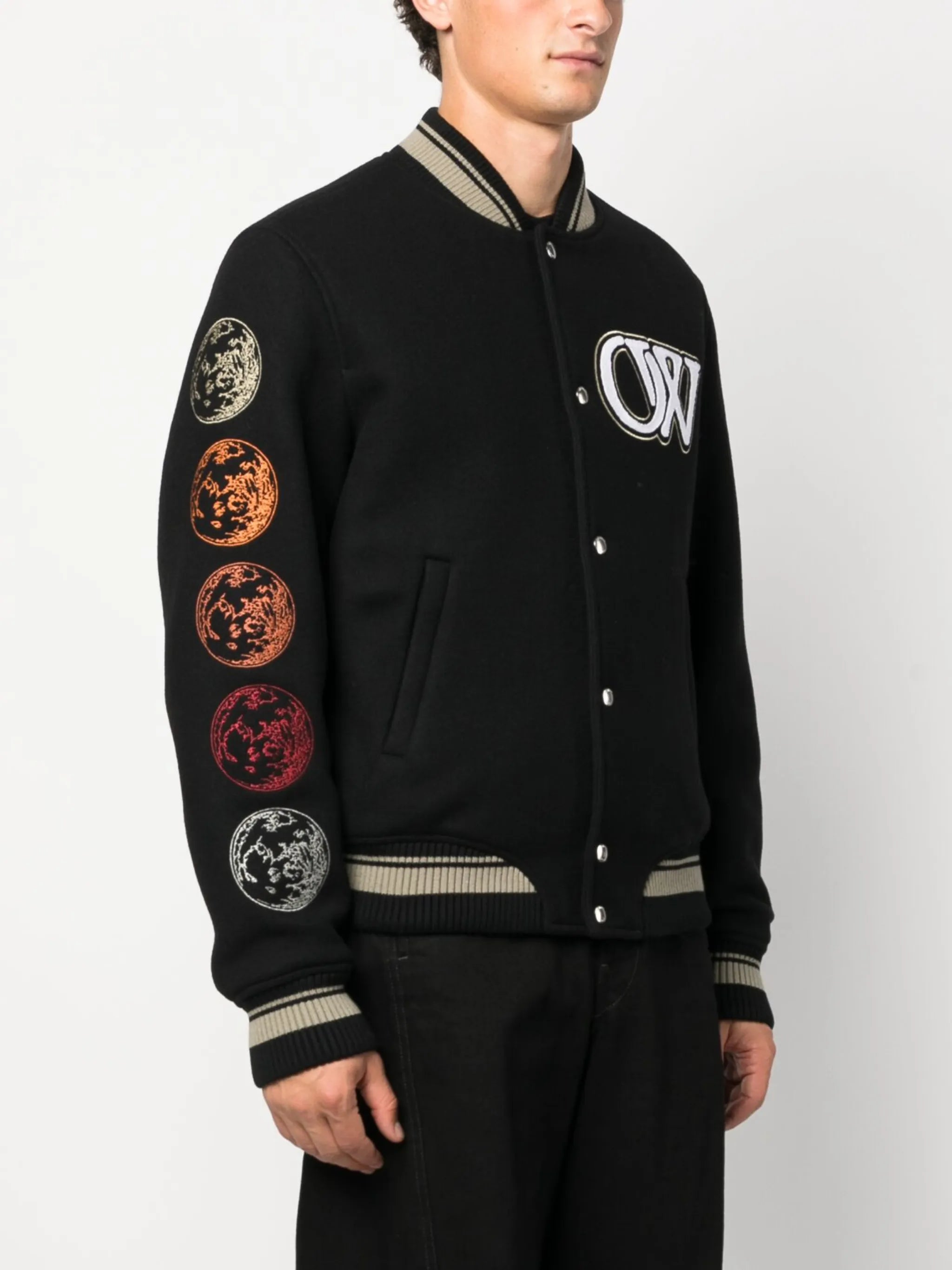 Bomberjacke mit Logo-Patch