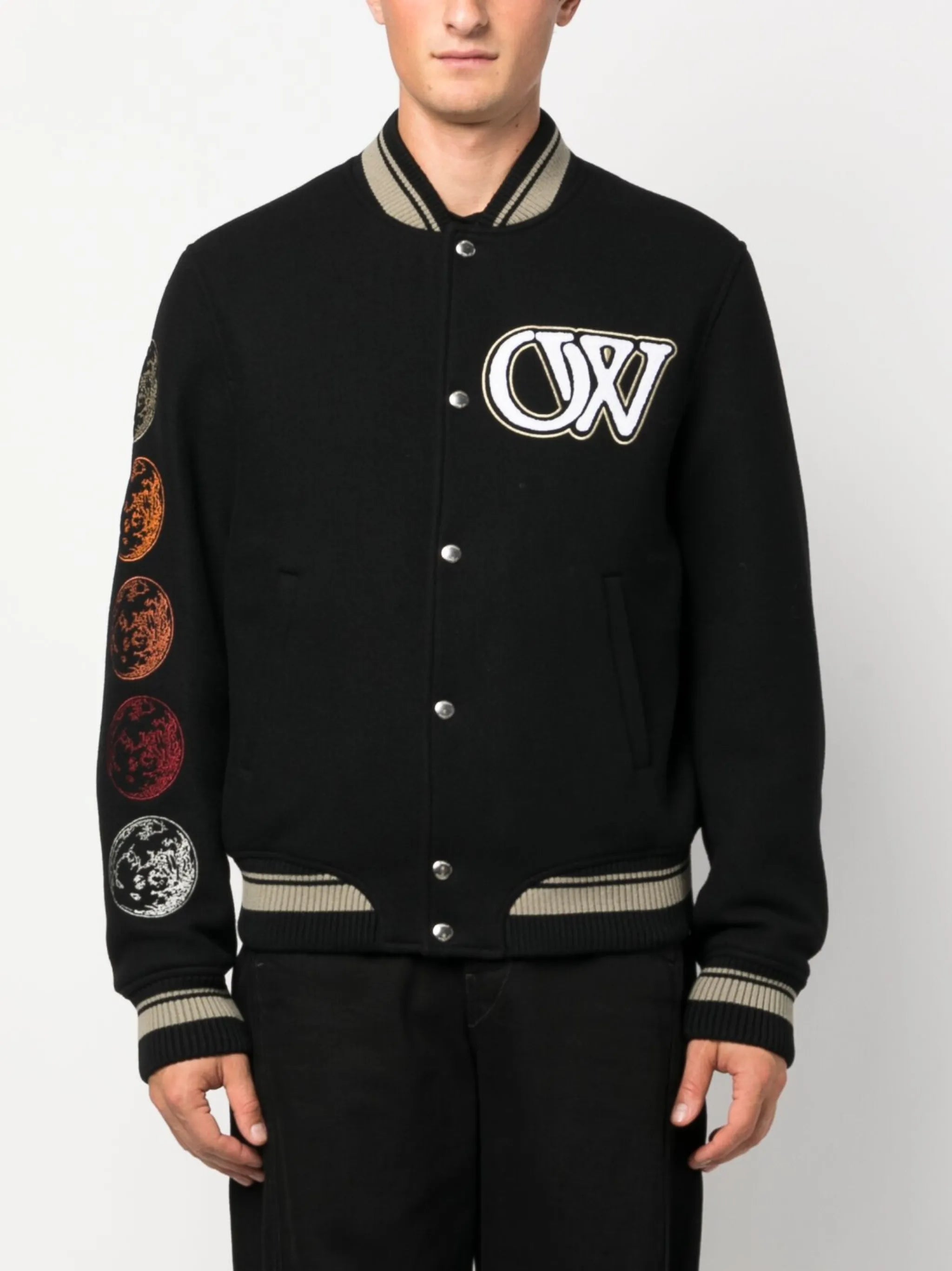 Bomberjacke mit Logo-Patch