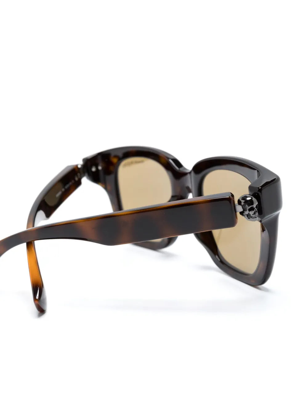 Eckige Sonnenbrille in Schildpattoptik
