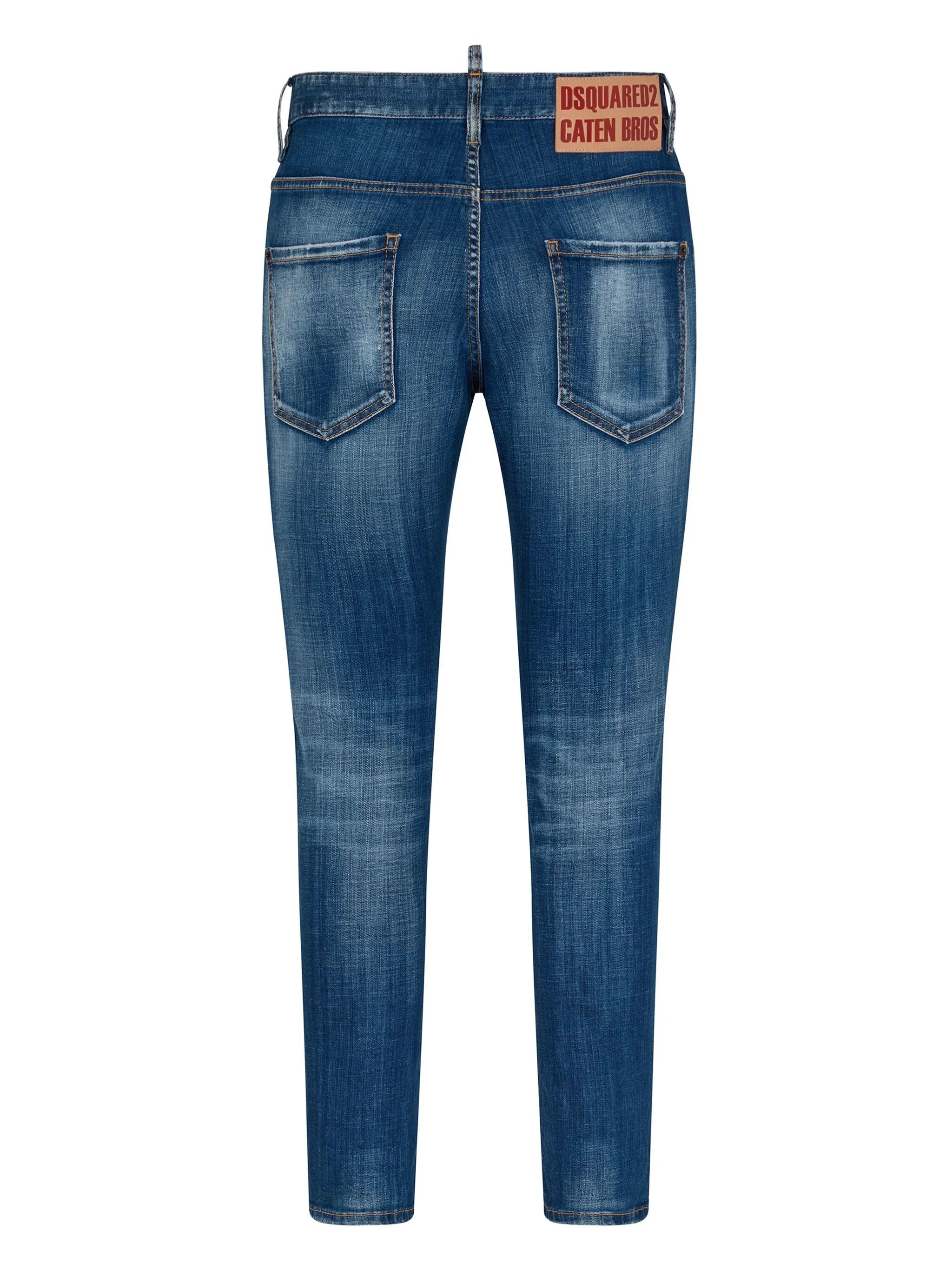 Skinny-Jeans im Distressed-Look