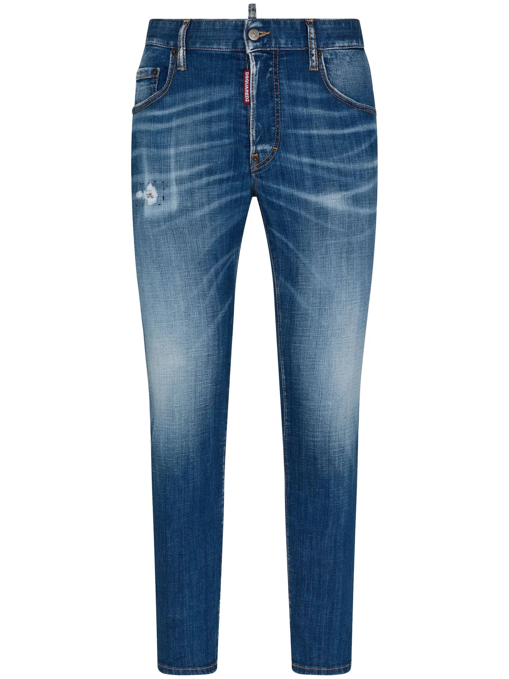 Skinny-Jeans im Distressed-Look