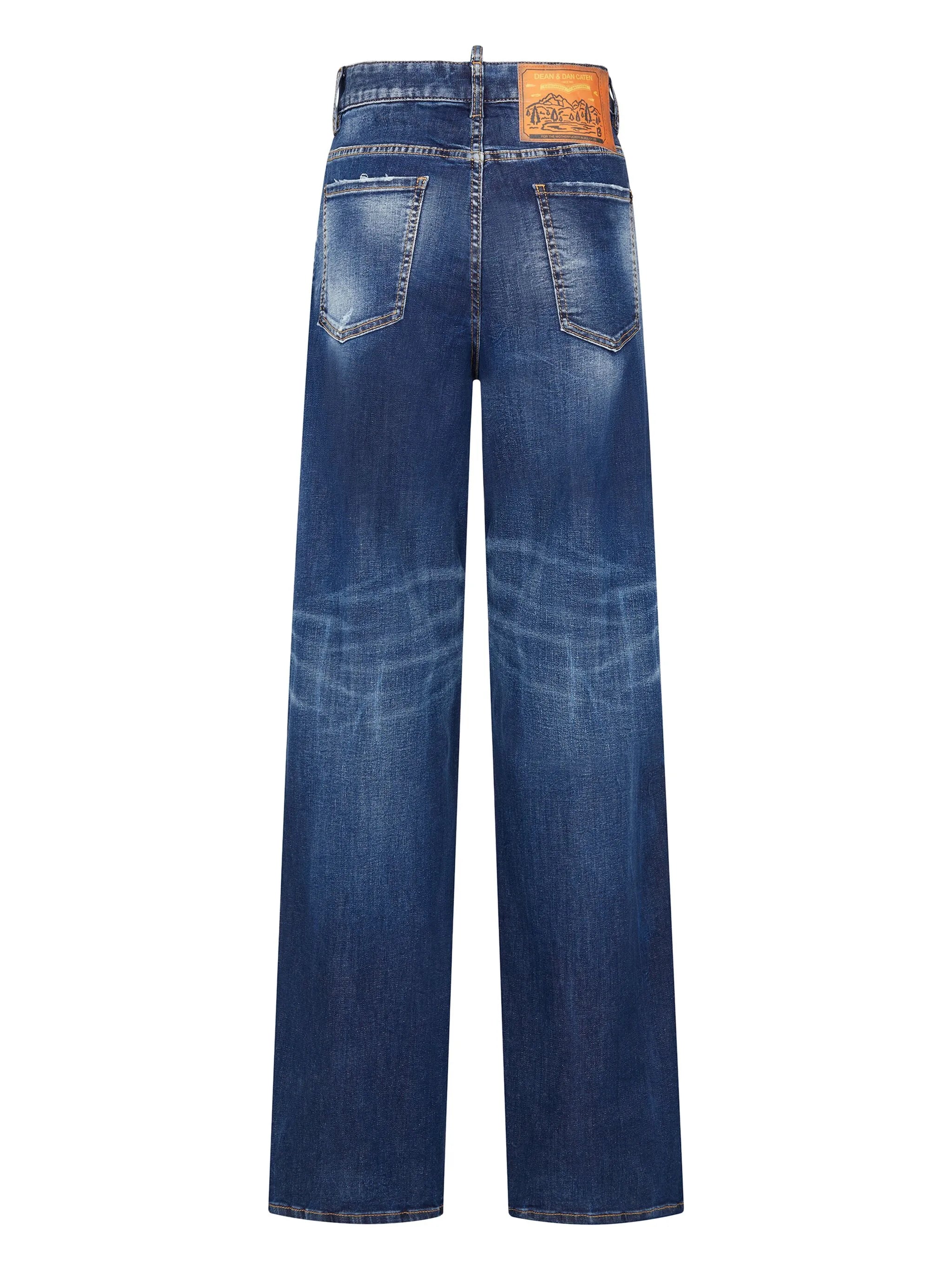 Jeans mit weitem Bein