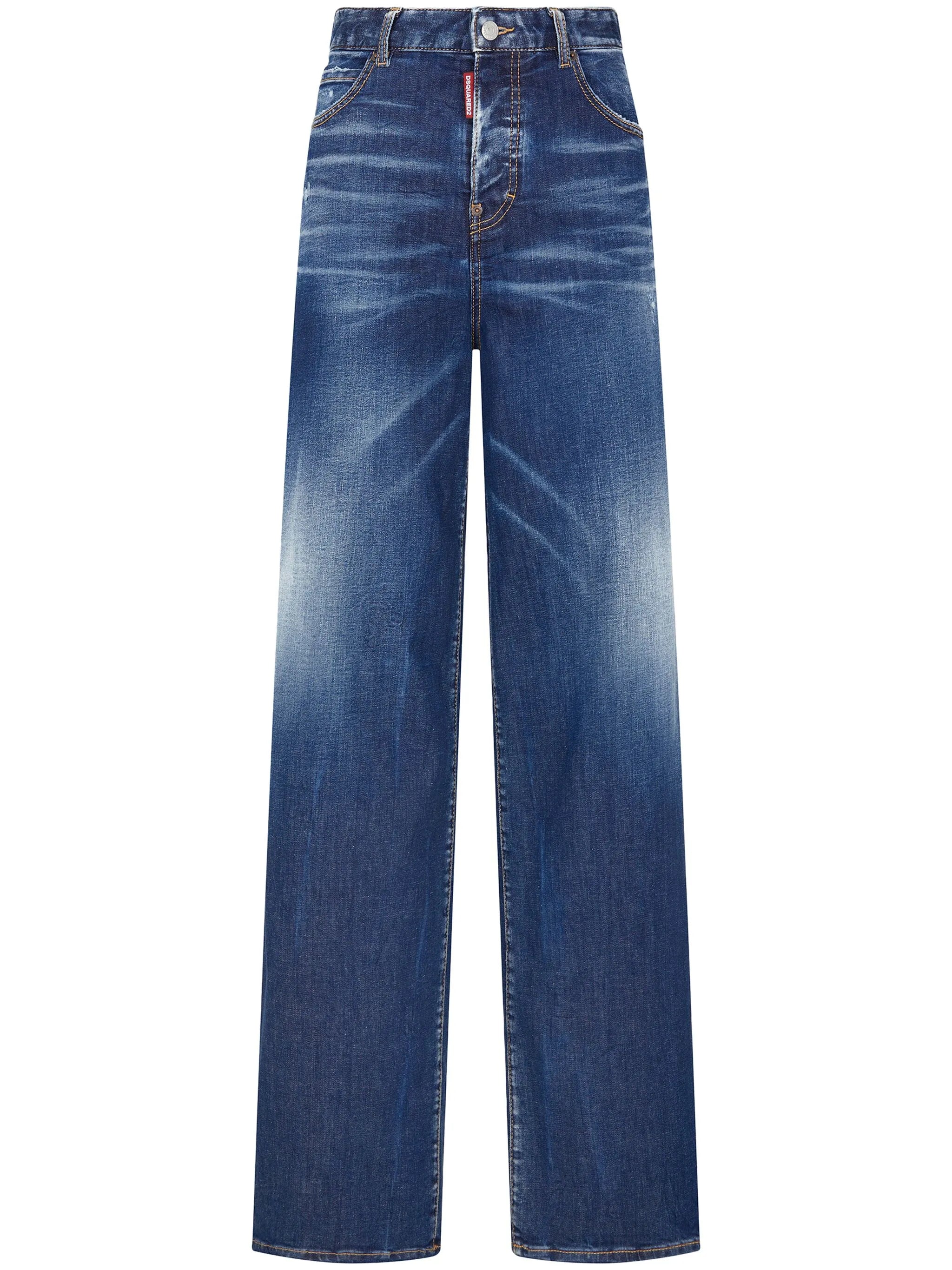 Jeans mit weitem Bein