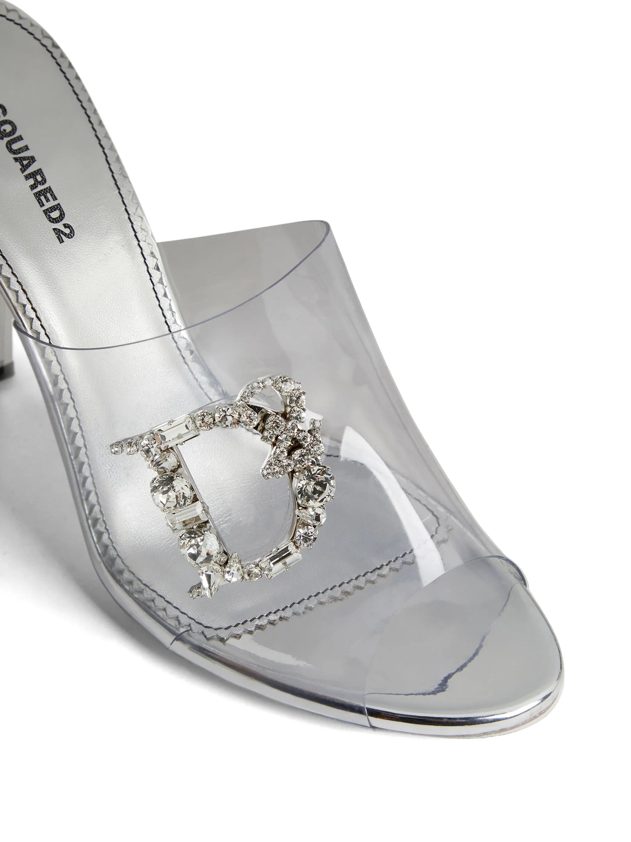 Pantoletten mit Kristallen