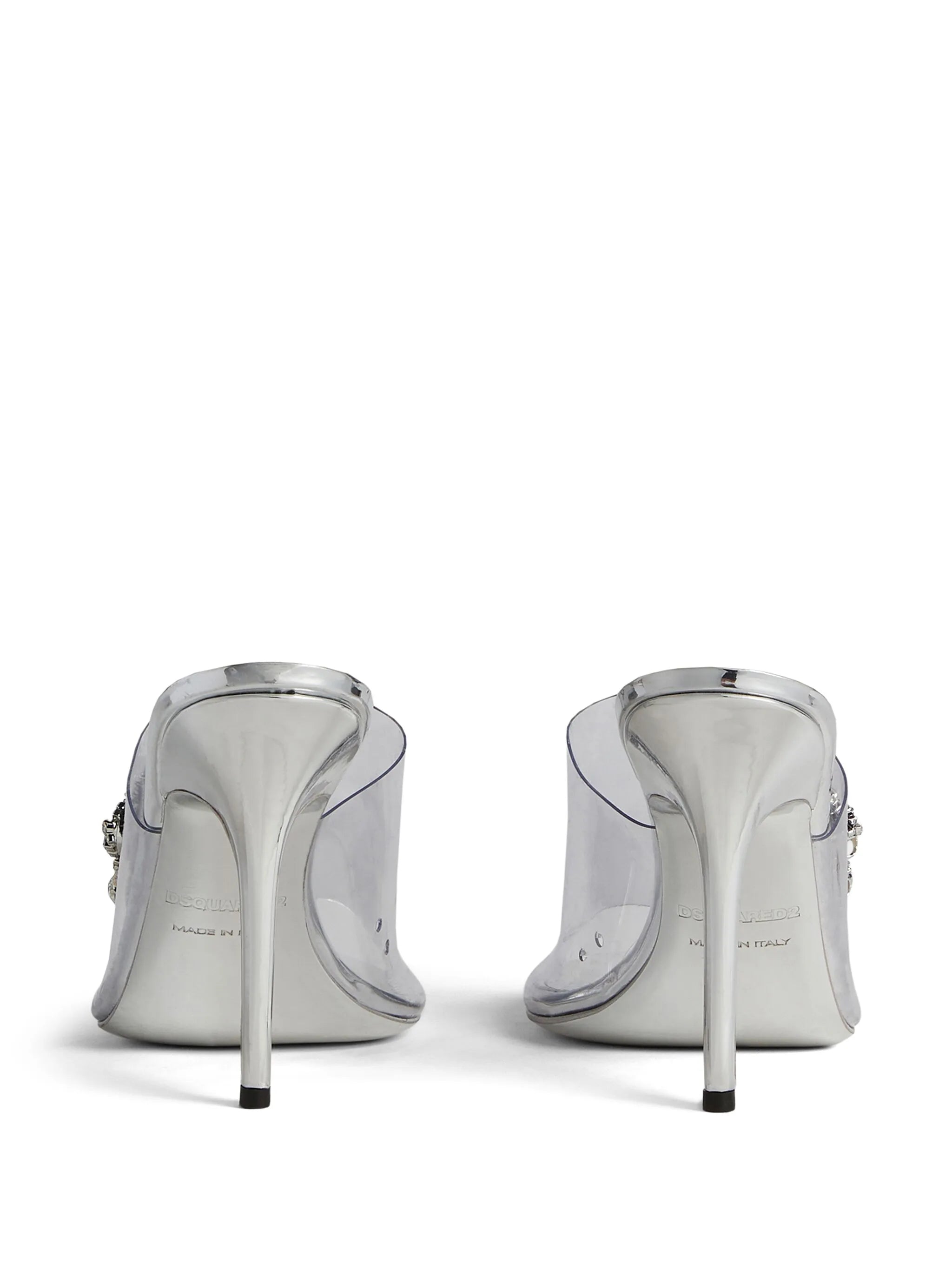 Pantoletten mit Kristallen