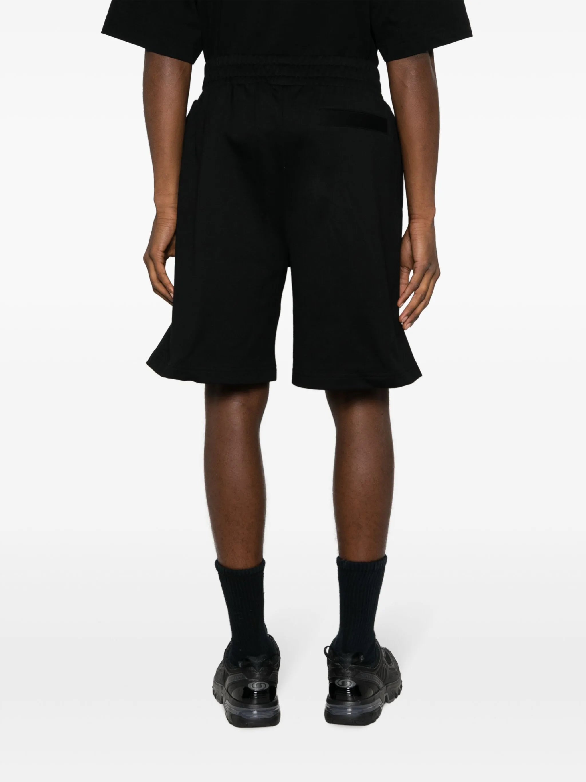 Joggingshorts mit Monogramm-Schild