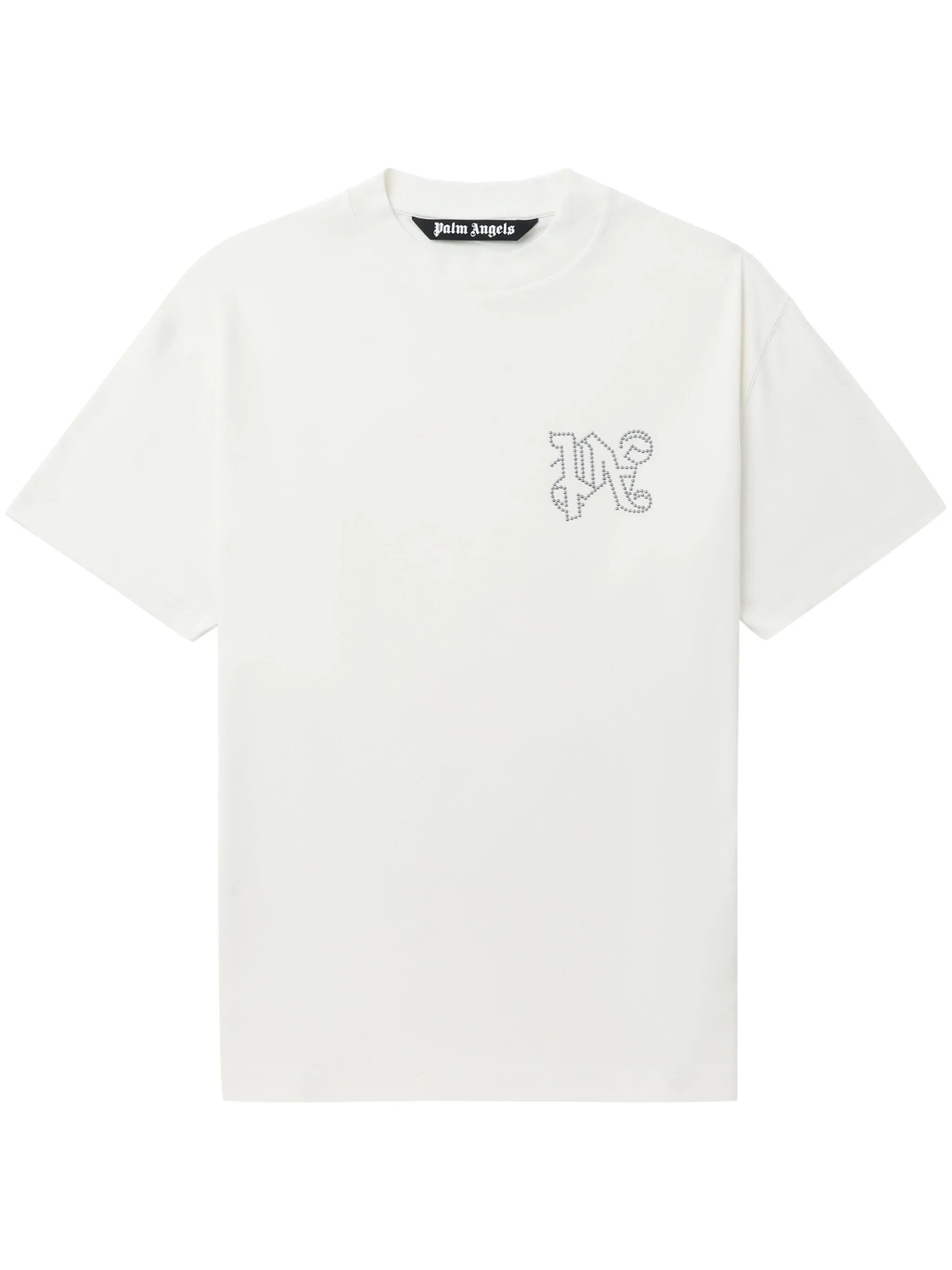 T-Shirt mit Nieten-Logo