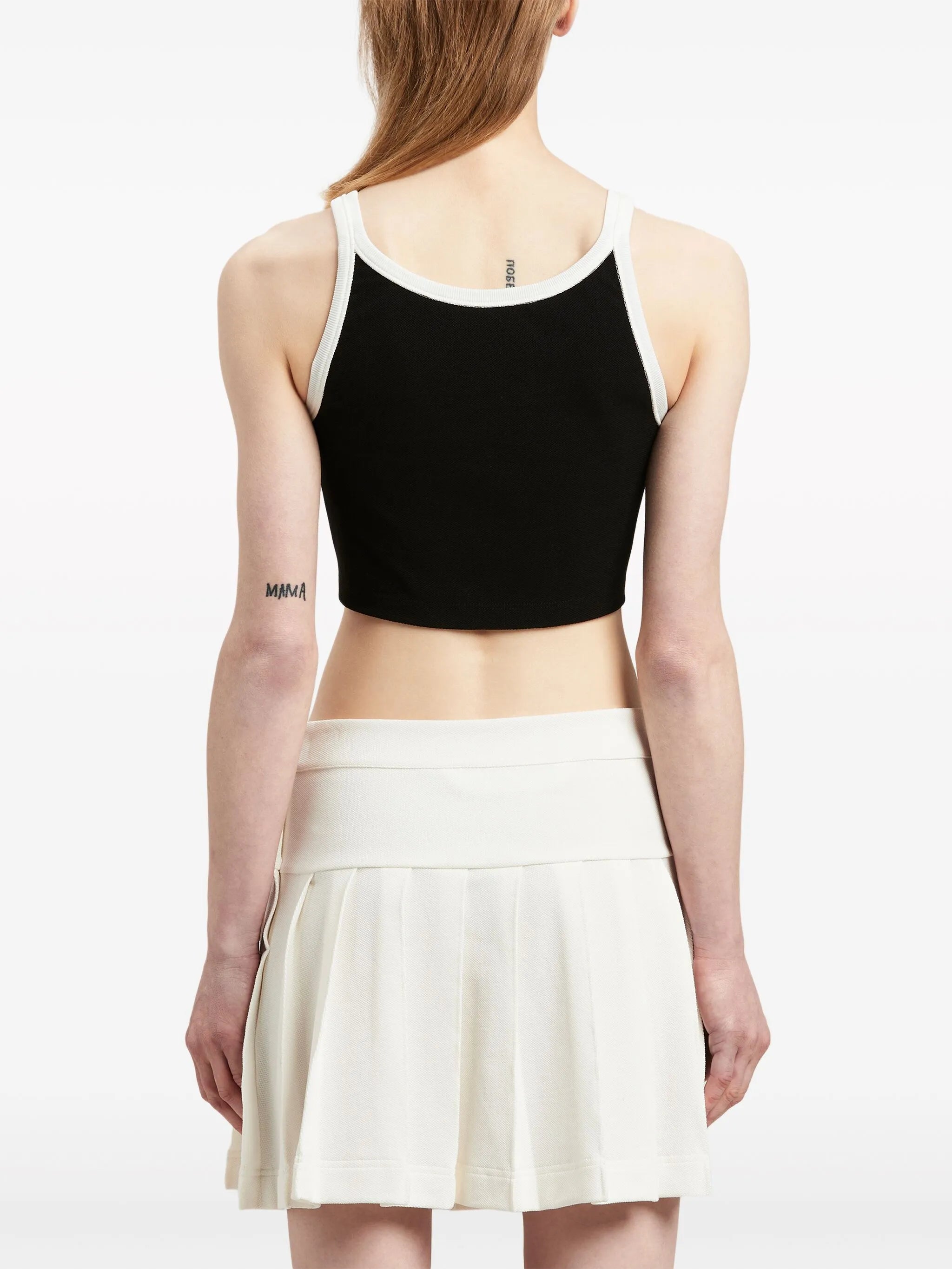 Cropped-Top mit Monogramm