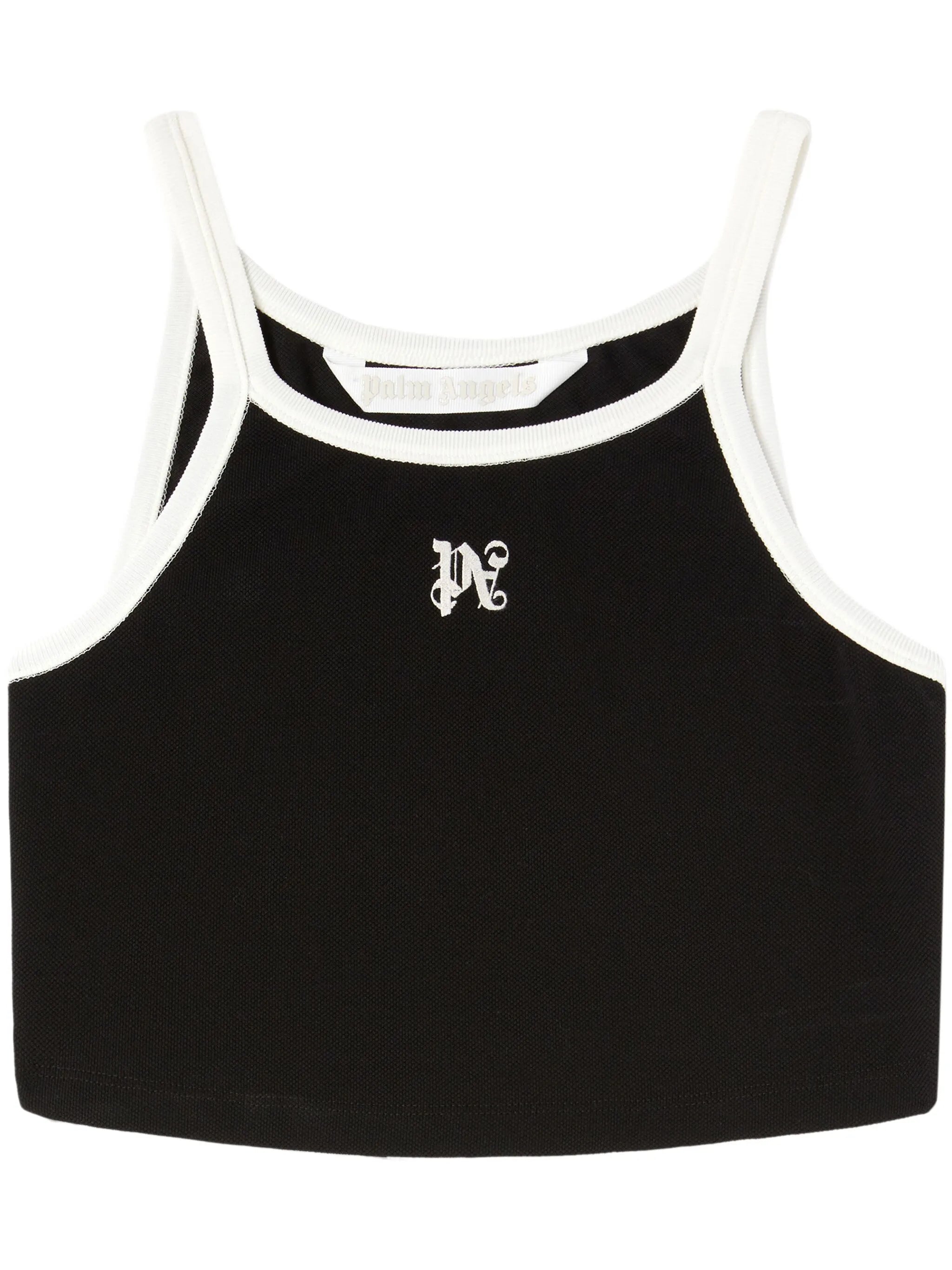 Cropped-Top mit Monogramm