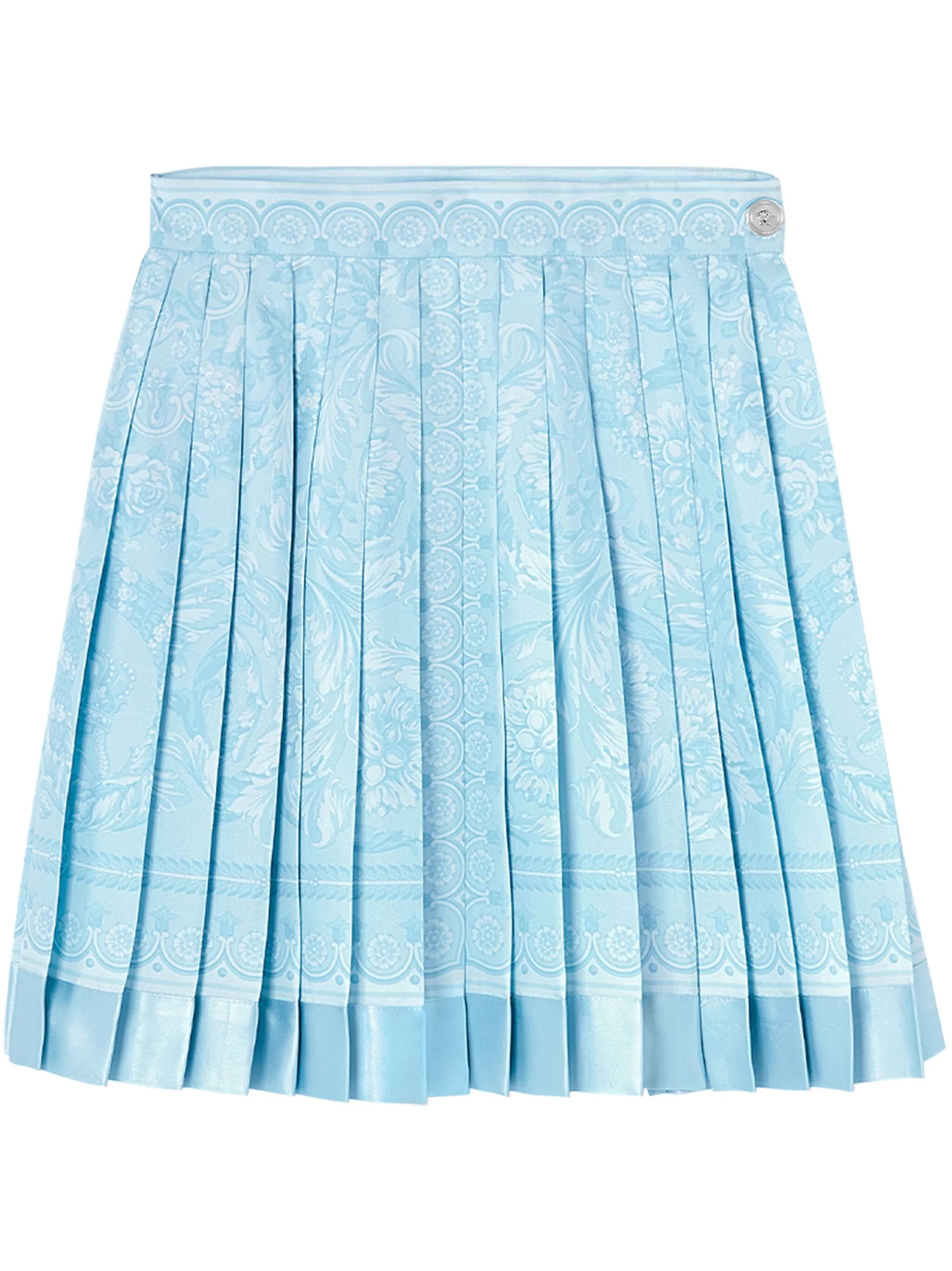 Silk skirt with Barocco print