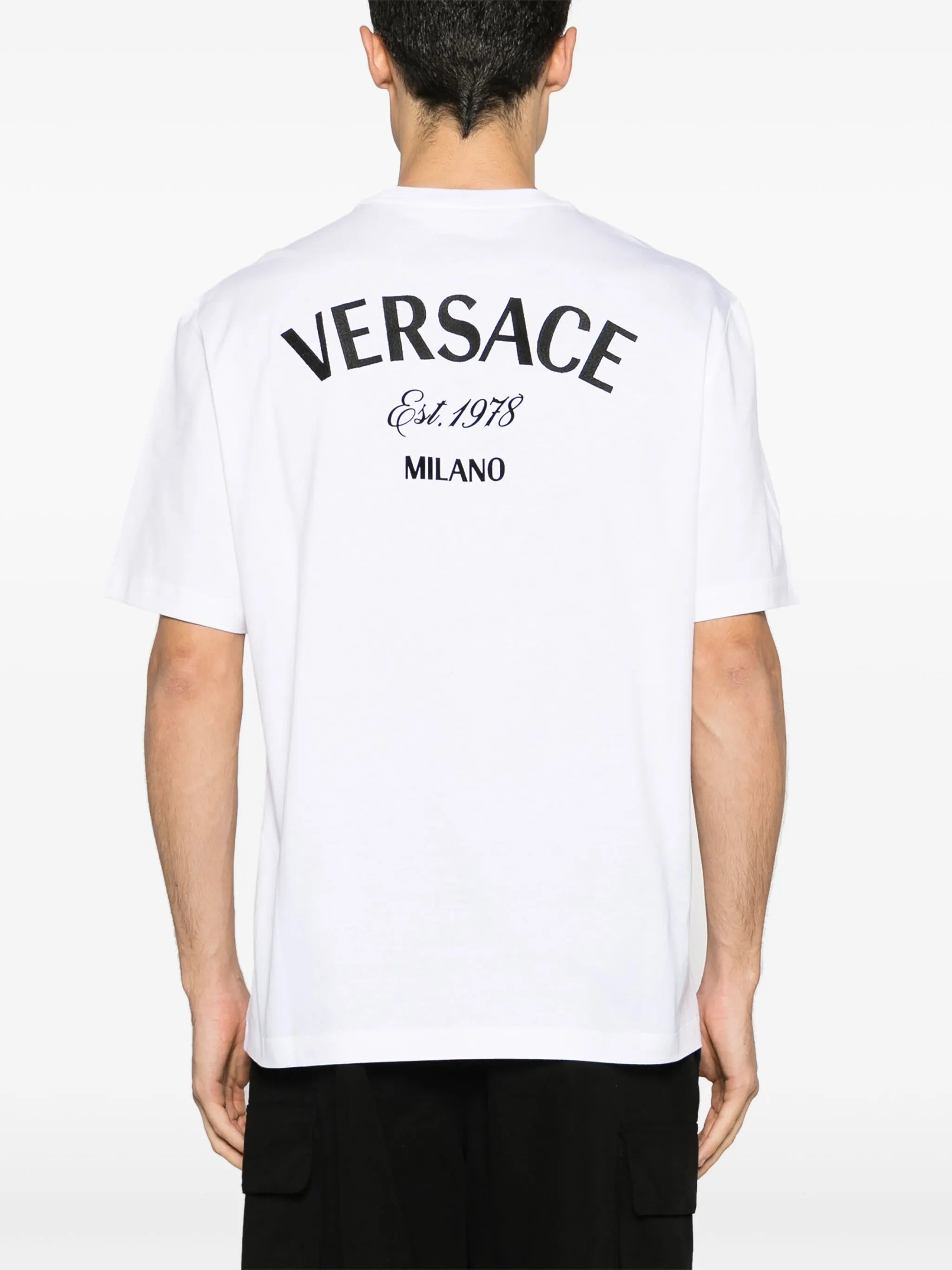 T-Shirt mit Milano-Stickerei